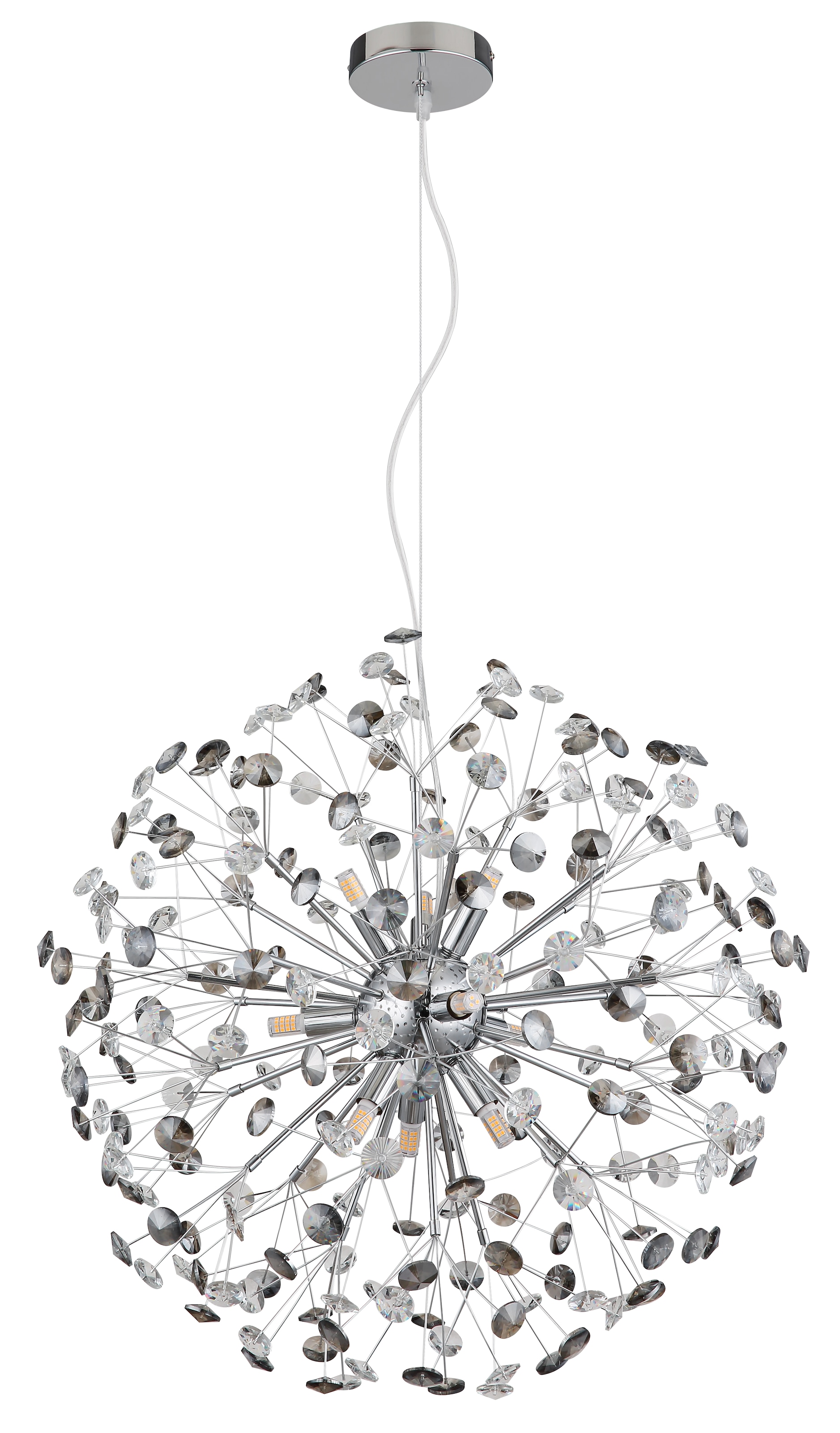 GLOBO LIGHTING Hängeleuchte »KATRINA« G9 1 Stk. Warmweiß Luster Hängelampe Esszimmer Esstisch-Lampe elegant