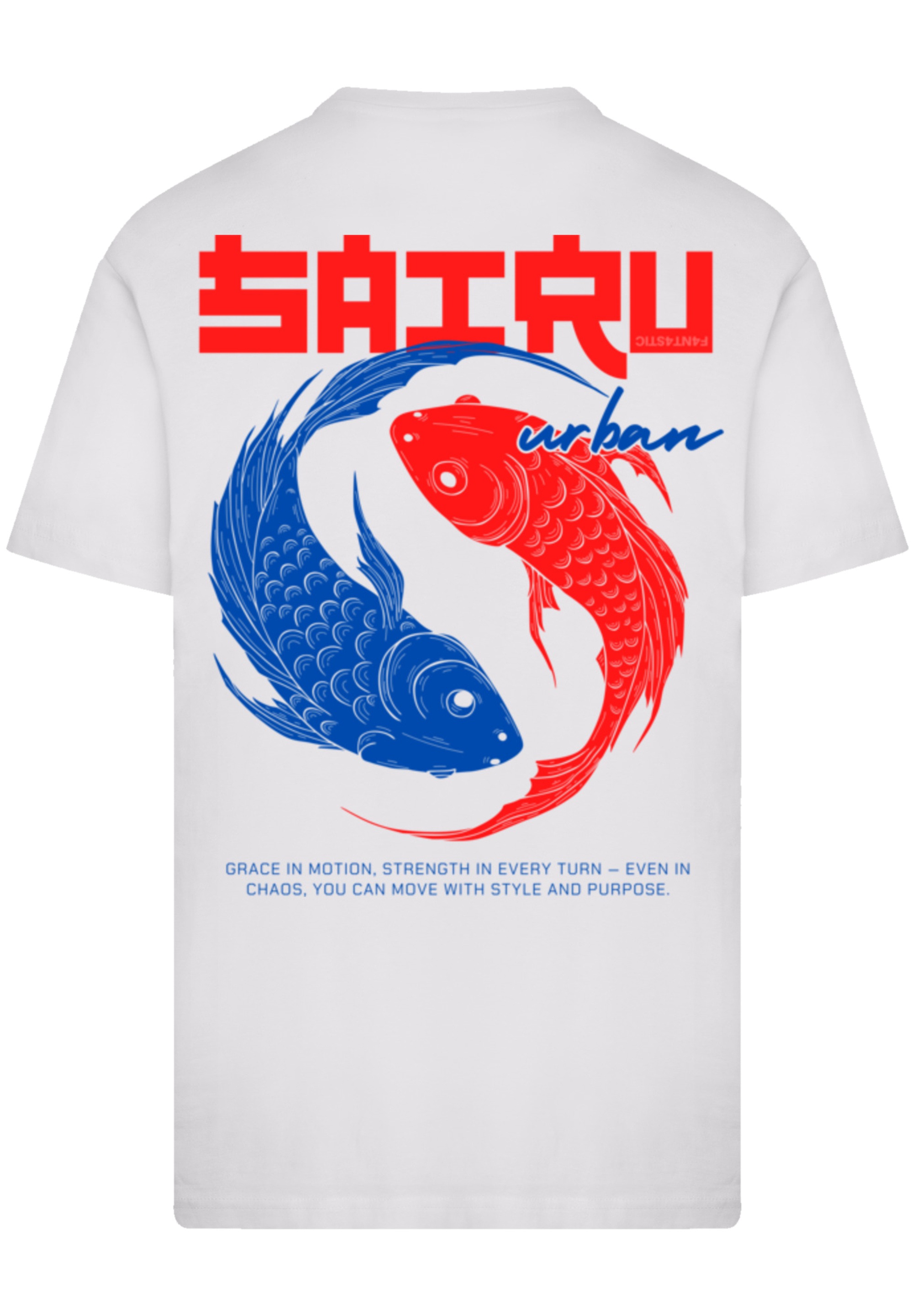 F4NT4STIC T-Shirt »Koi Fish Japan Streetstyle«, Japan Streetwear Styles