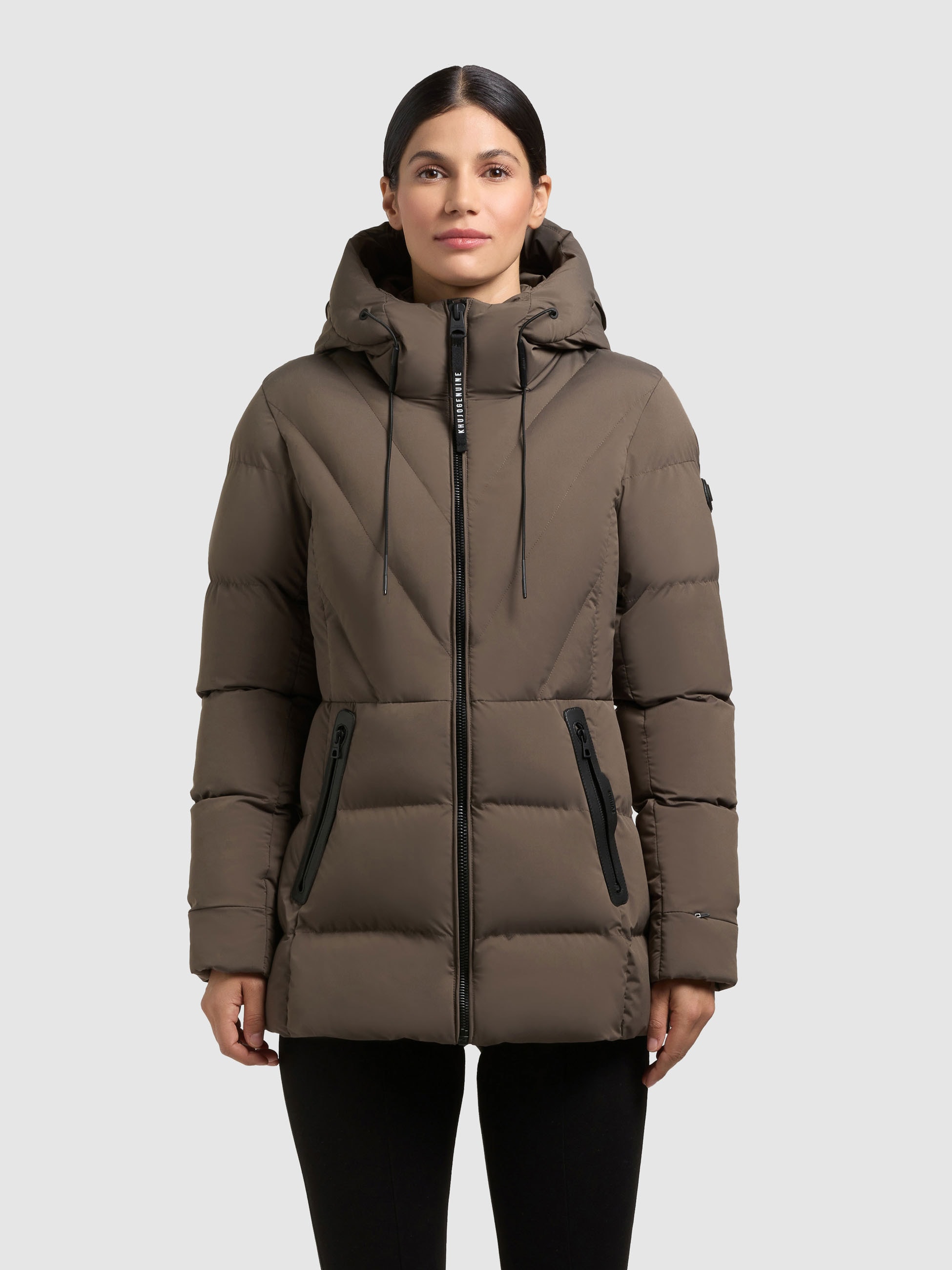 khujo Steppjacke »RABB« mit Kapuze