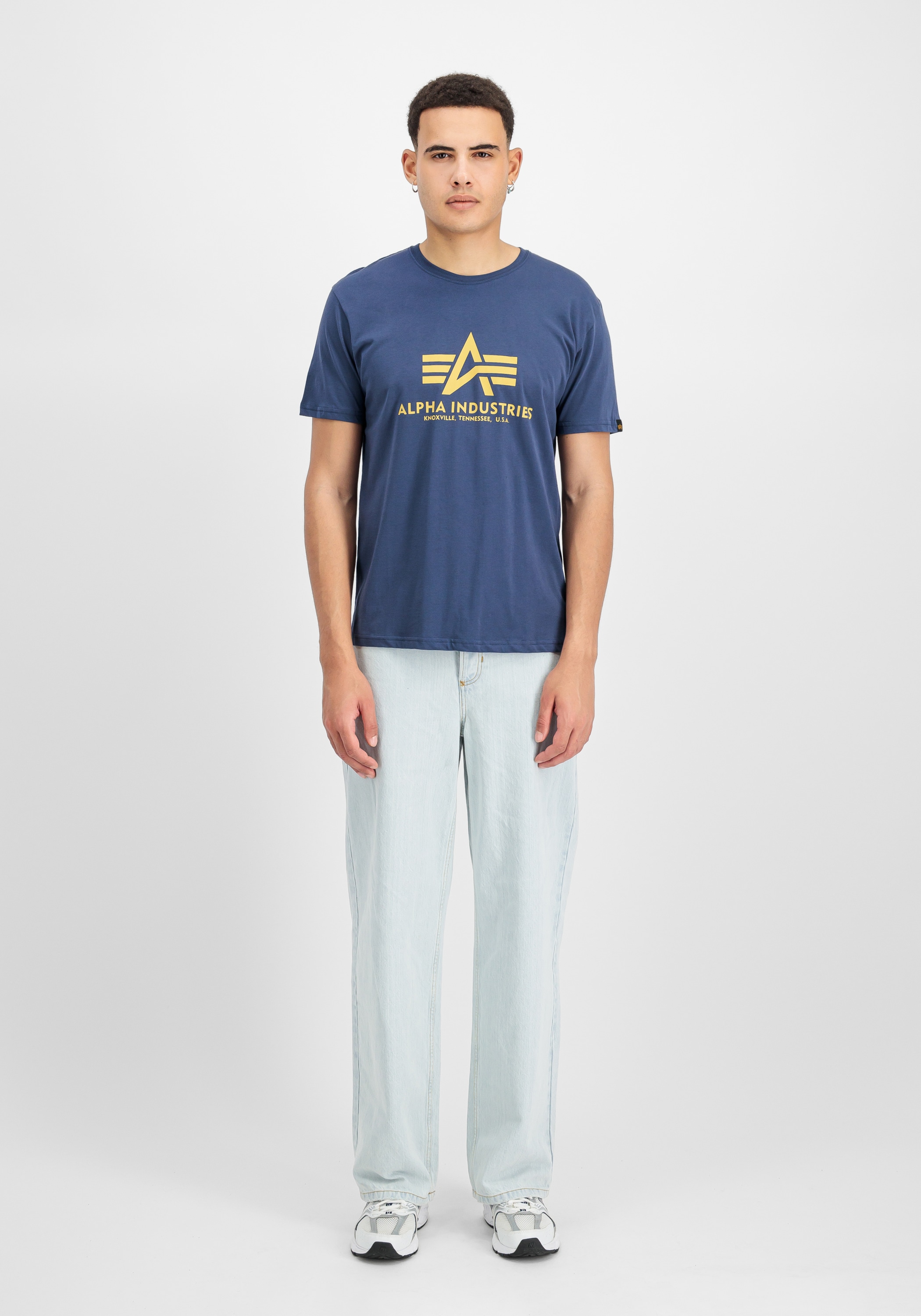 Alpha Industries T-Shirt "Alpha Industries Men - T-Shirts Basic T-Shirt BL" günstig online kaufen