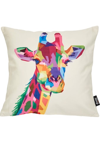 done. ® Dekokissen »Velour Print Giraffe« Be...