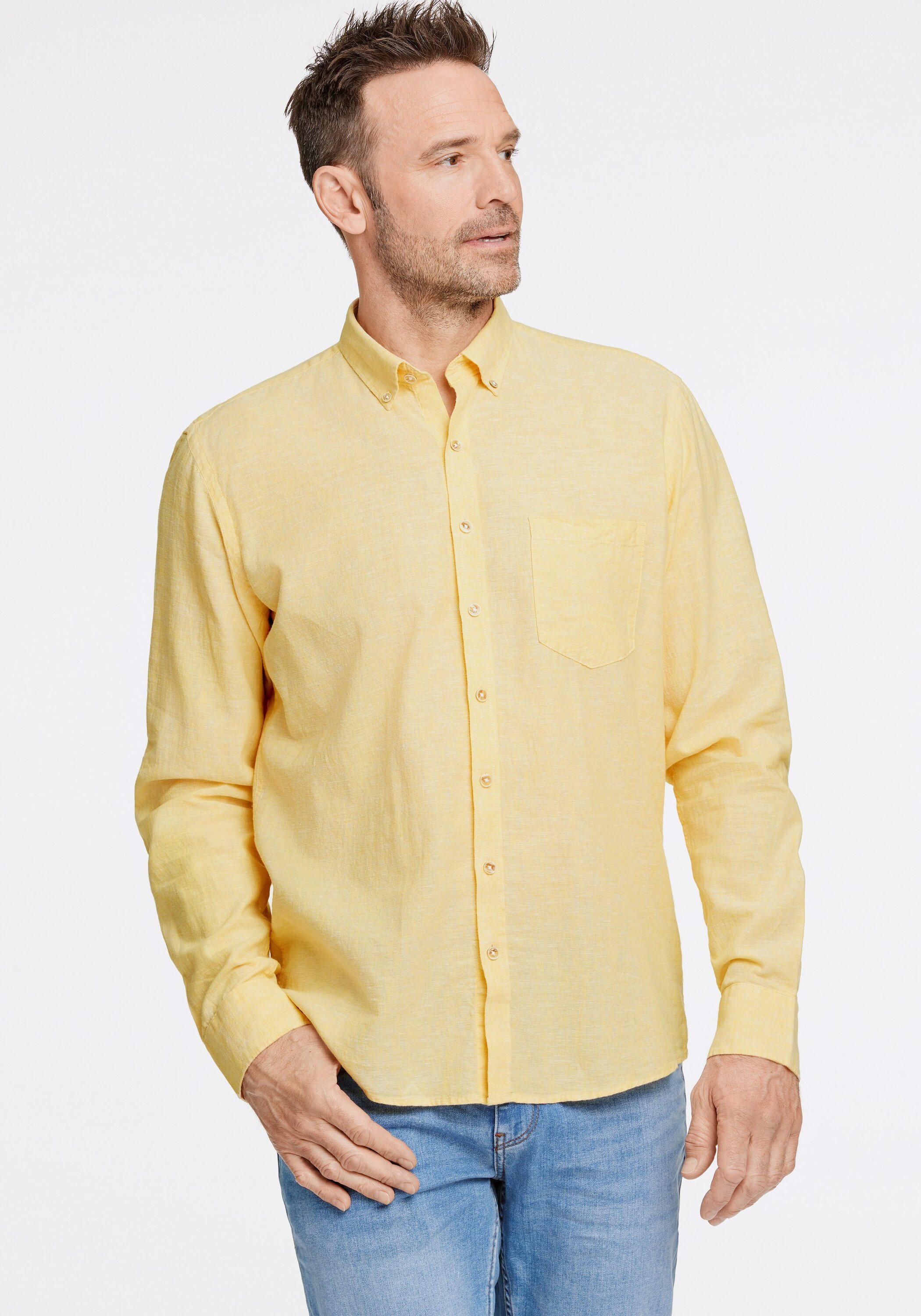 JACK’S Leinenhemd "Leinenhemd (Langarm) Regular Fit"