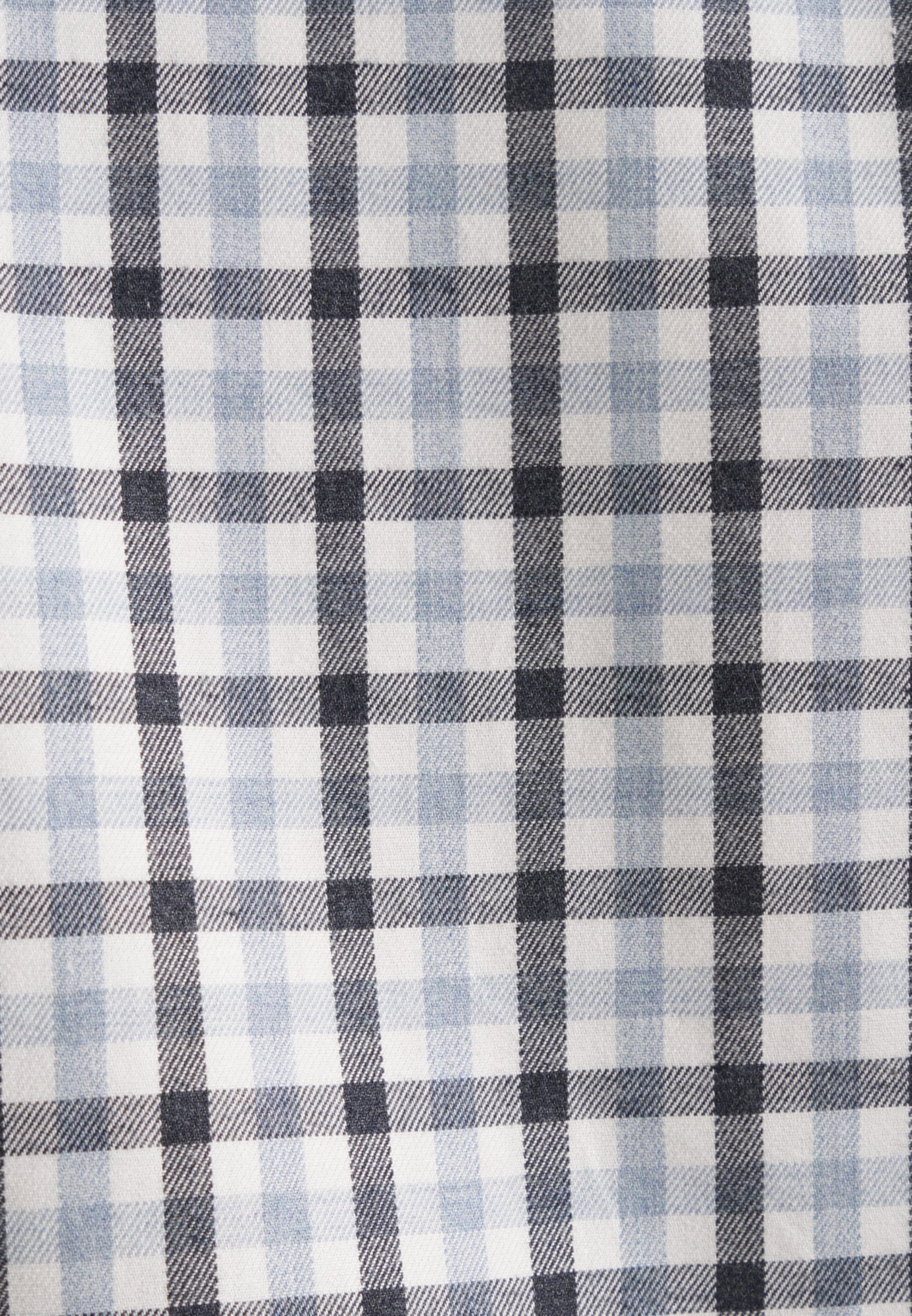 seidensticker Flanellhemd »Slim«, Slim Langarm Button-Down-Kragen Karo