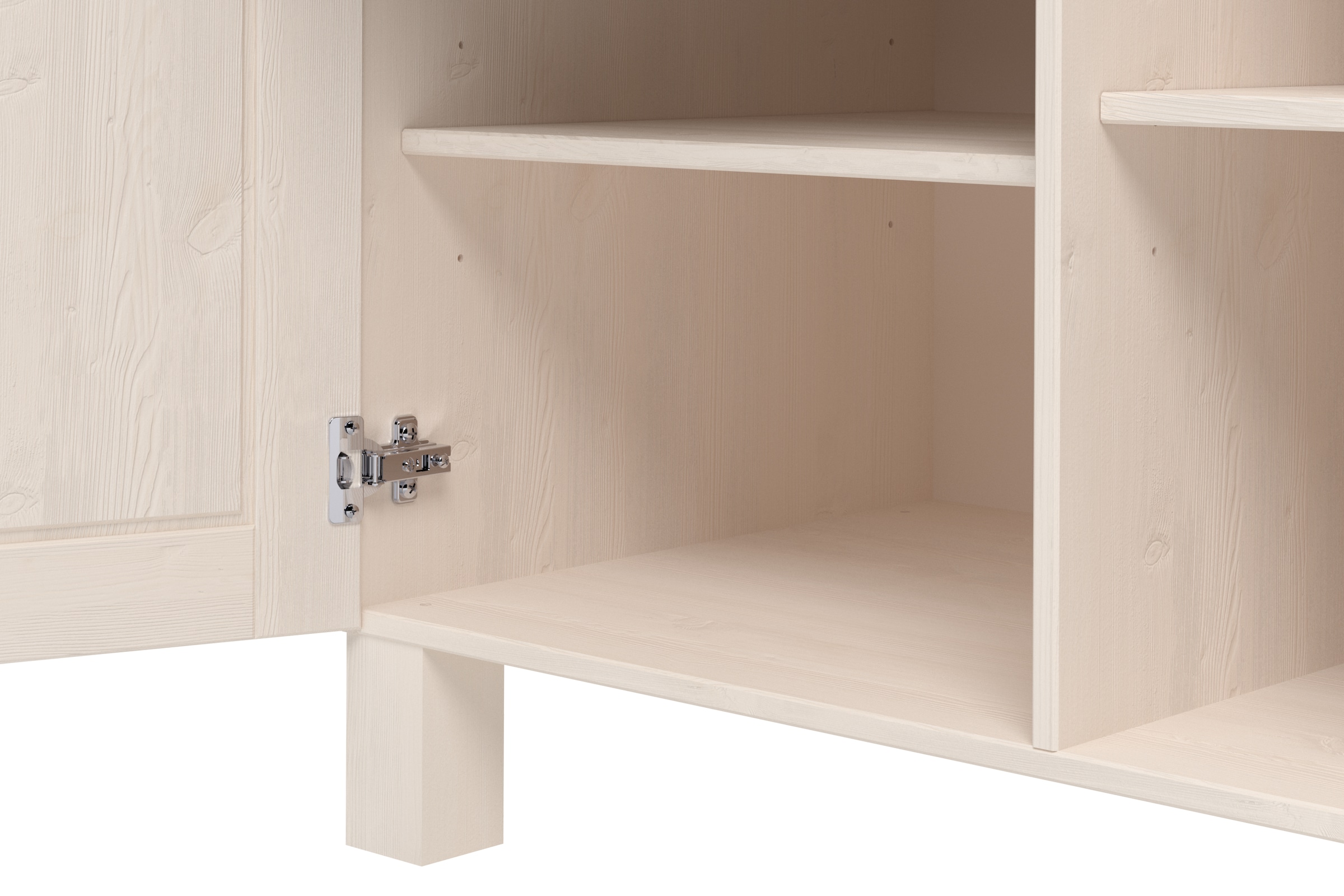 Home affaire Hochschrank »Alby2«, Mit Metallgriffen, Breite 75 cm