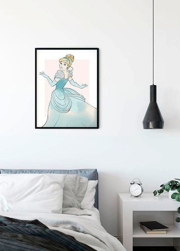 Komar Poster »Cinderella Beauty«, Disney, (1 St.), Kinderzimmer, Schlafzimmer, Wohnzimmer