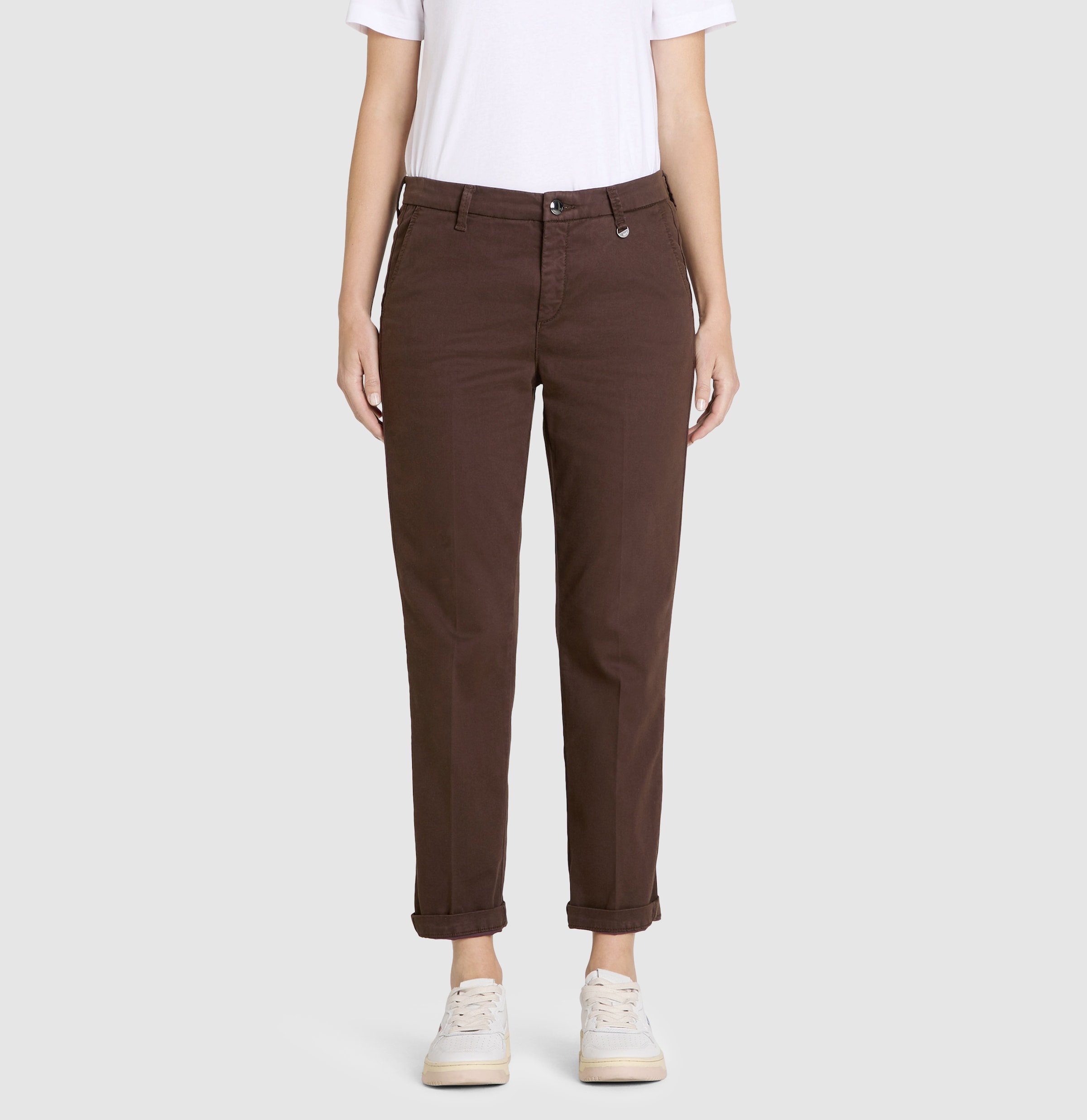 MAC Chinohose "CHINO turn up" mit dezentem Glanz, elegant und sportiv zugle günstig online kaufen