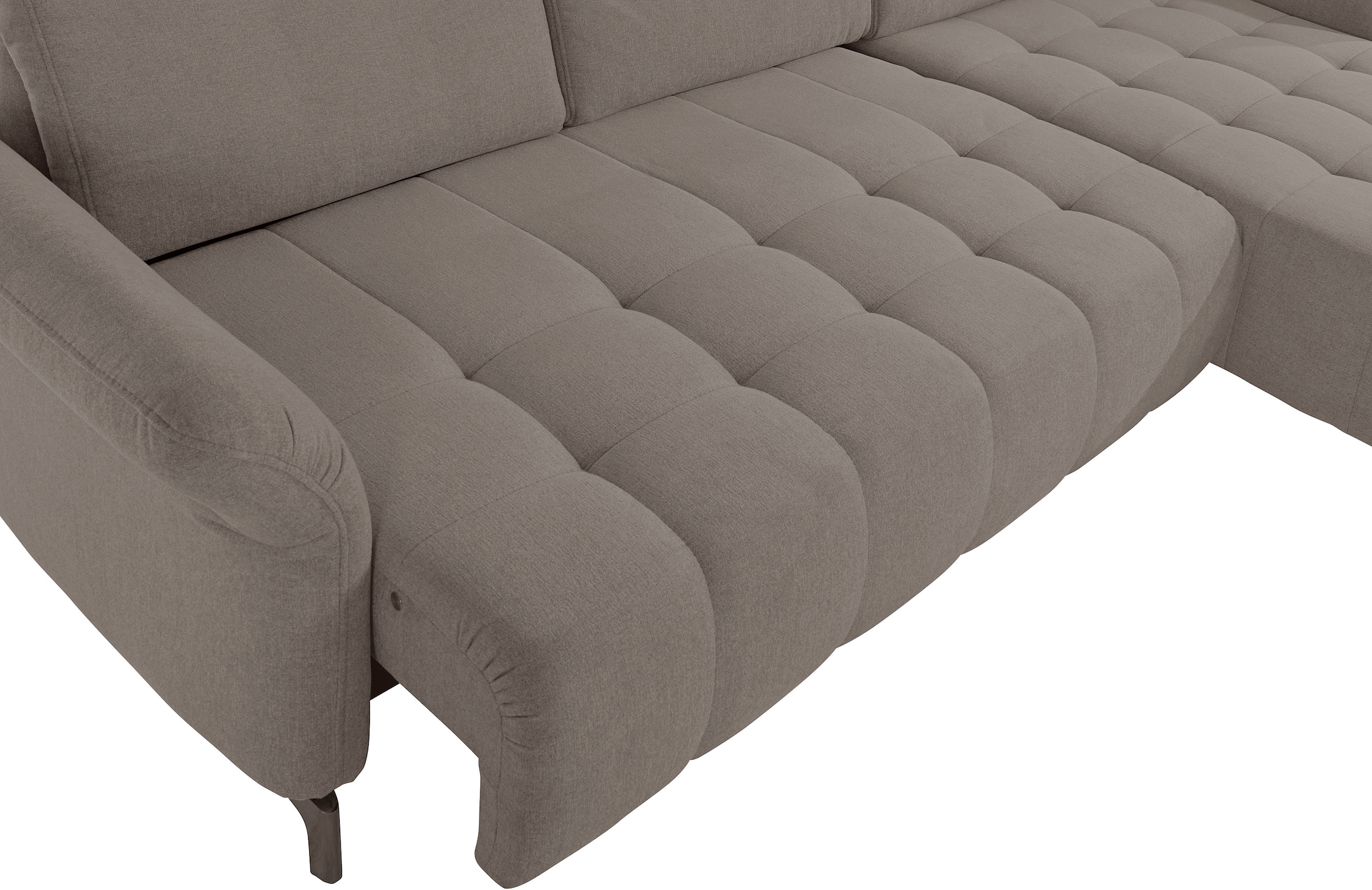 INOSIGN Ecksofa »Fresh L-Form«, Federkern, wahlweise Kopfteilverstellung und motorischer Vorziehsitz