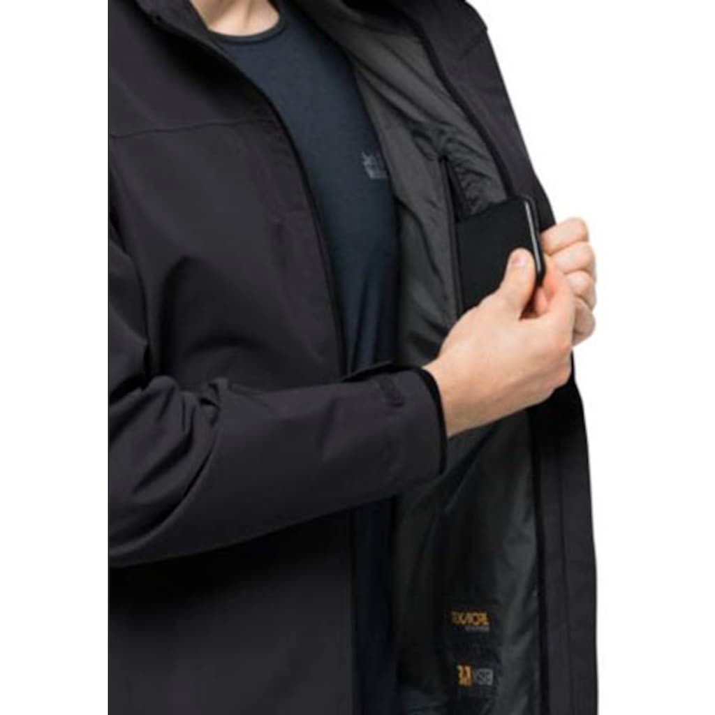 Jack Wolfskin Funktionsjacke »BESLER 2L JKT M«, mit Kapuze, Wasserabweisend & Windabweisend & Wärmend