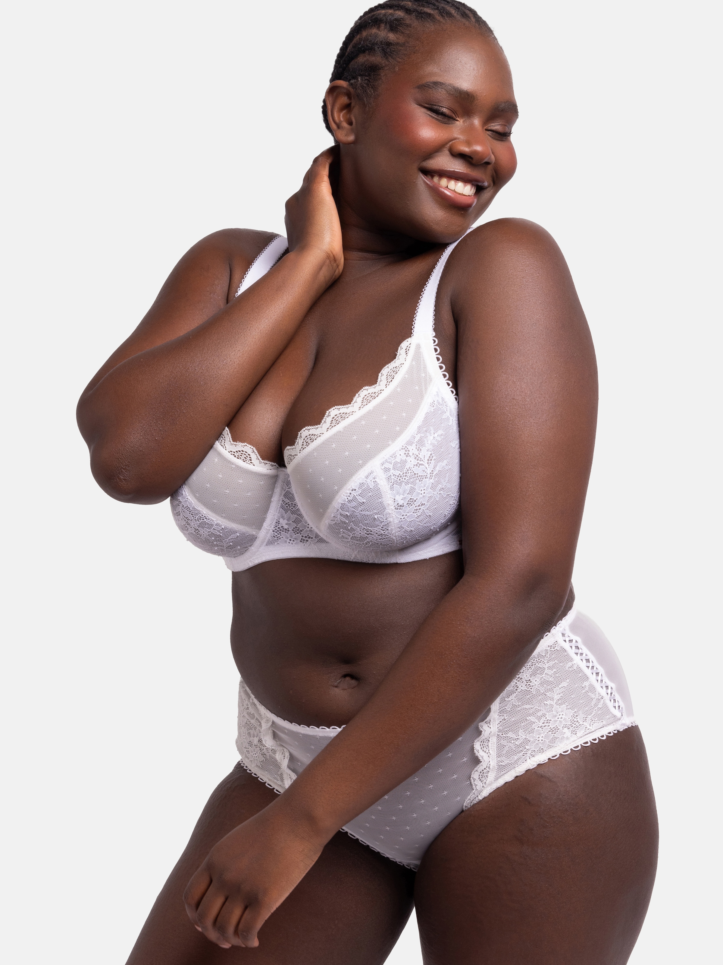 Dorina Midislip »ARYA«, Spitze, Netzbesatz