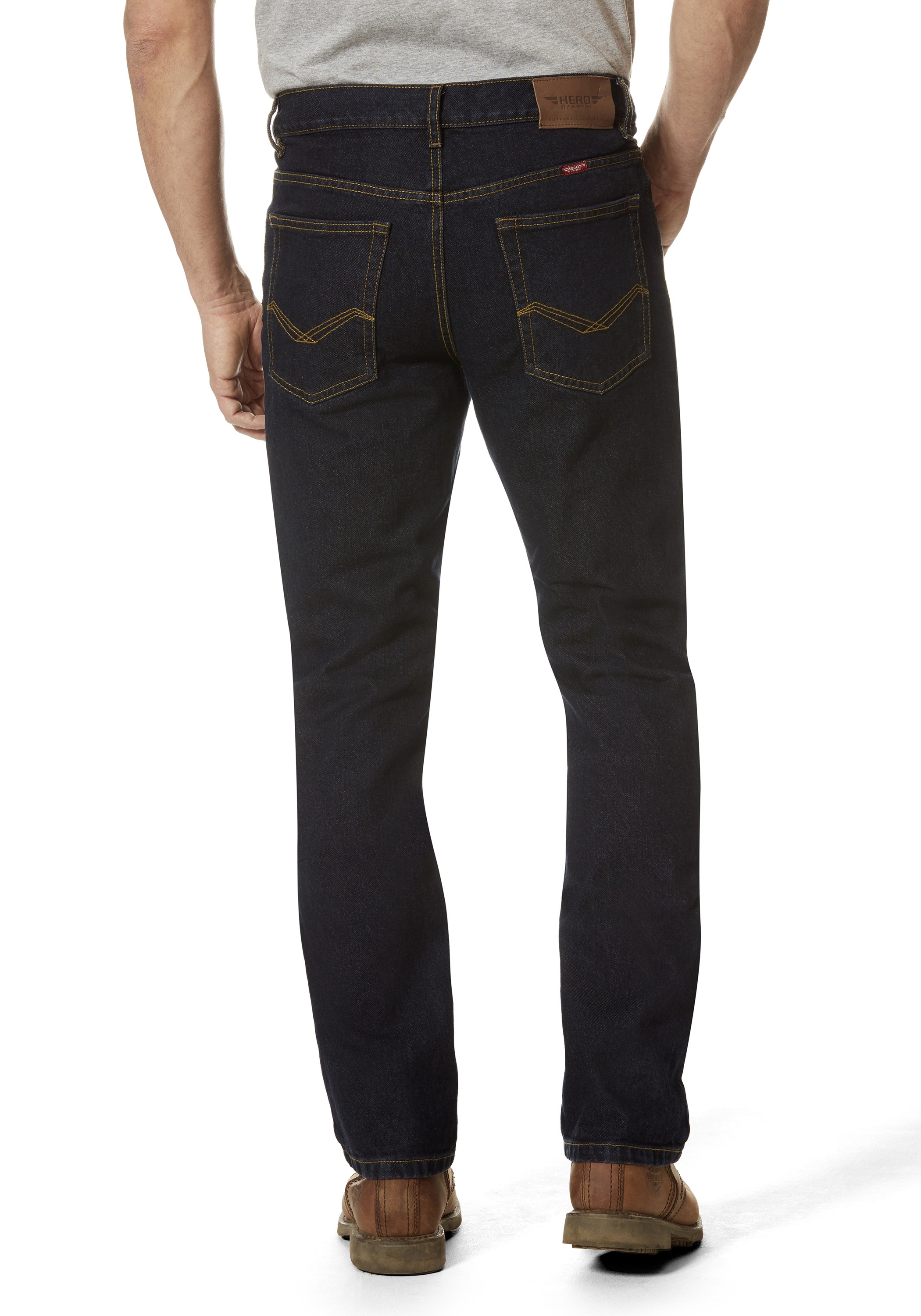 HERO by John Medoox 5-Pocket-Jeans "Denver Denim Regular Straight Rigid", S günstig online kaufen