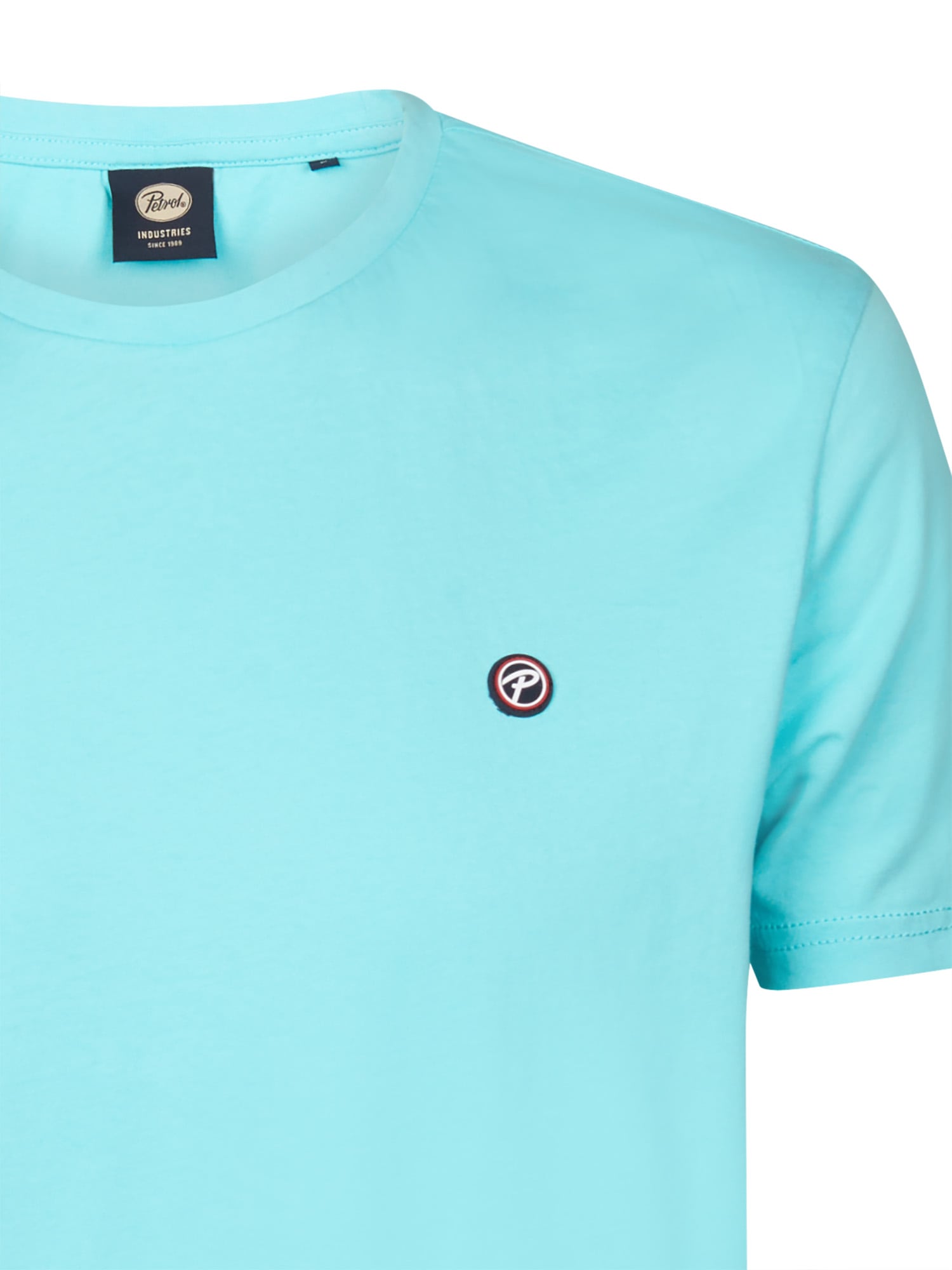 Petrol Industries Rundhalsshirt, mit Logo Stickerei