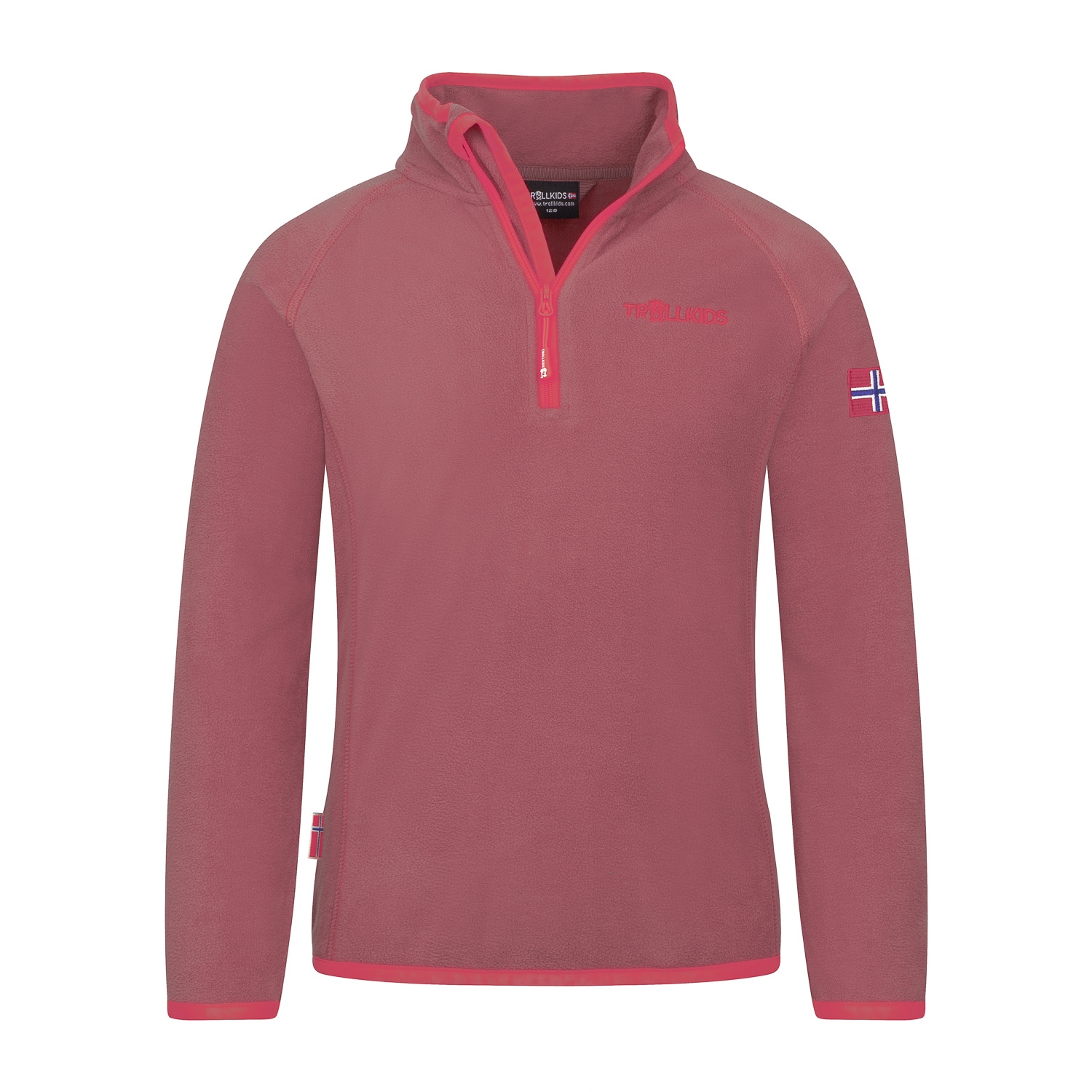 TROLLKIDS Strickfleece-Pullover »KIDS NORDLAND HALF ZIP« aus Polyester, für Kinder