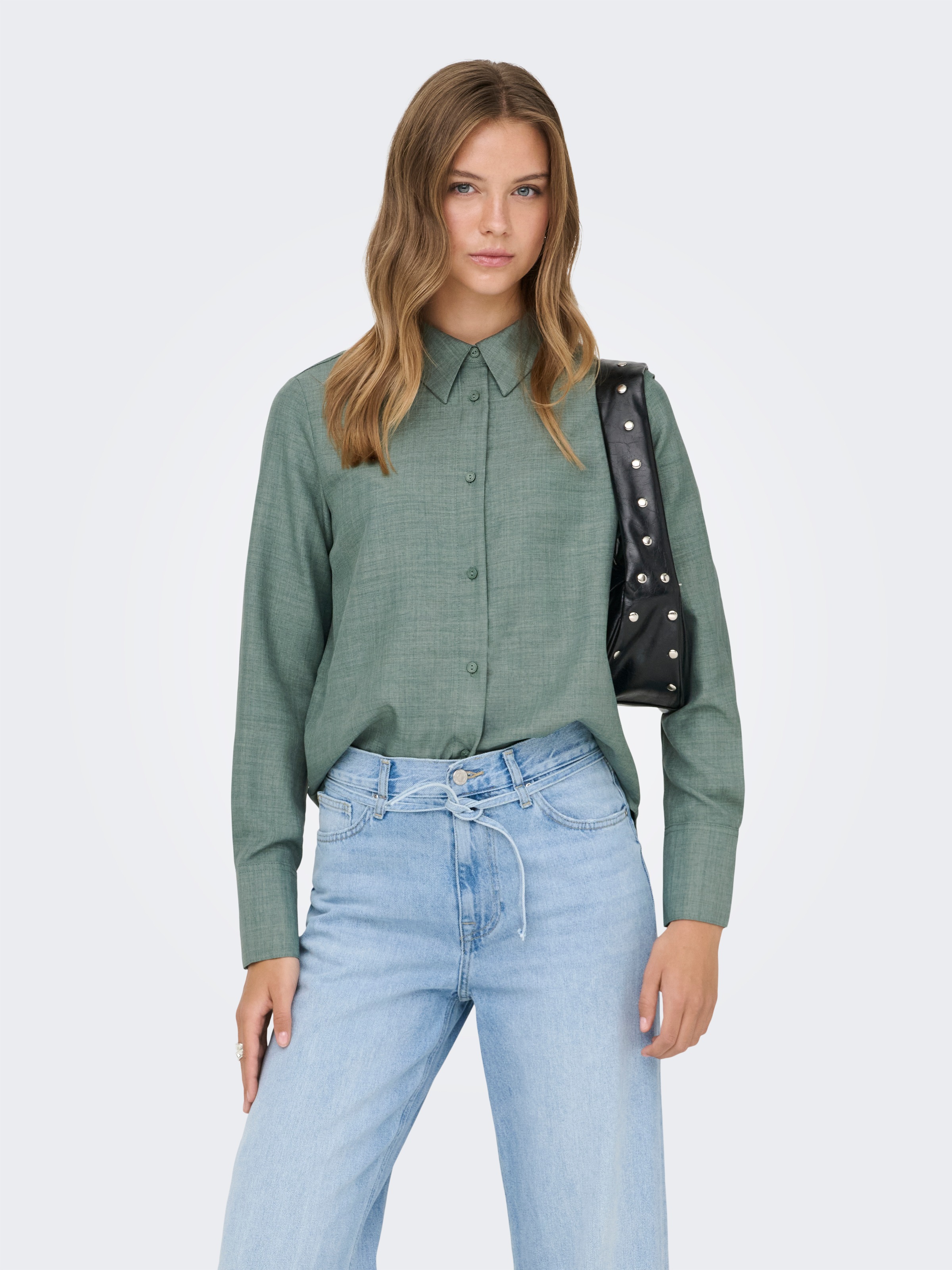 ONLY Hemdbluse "ONLBETTY MELLI LS SHIRT WVN" günstig online kaufen