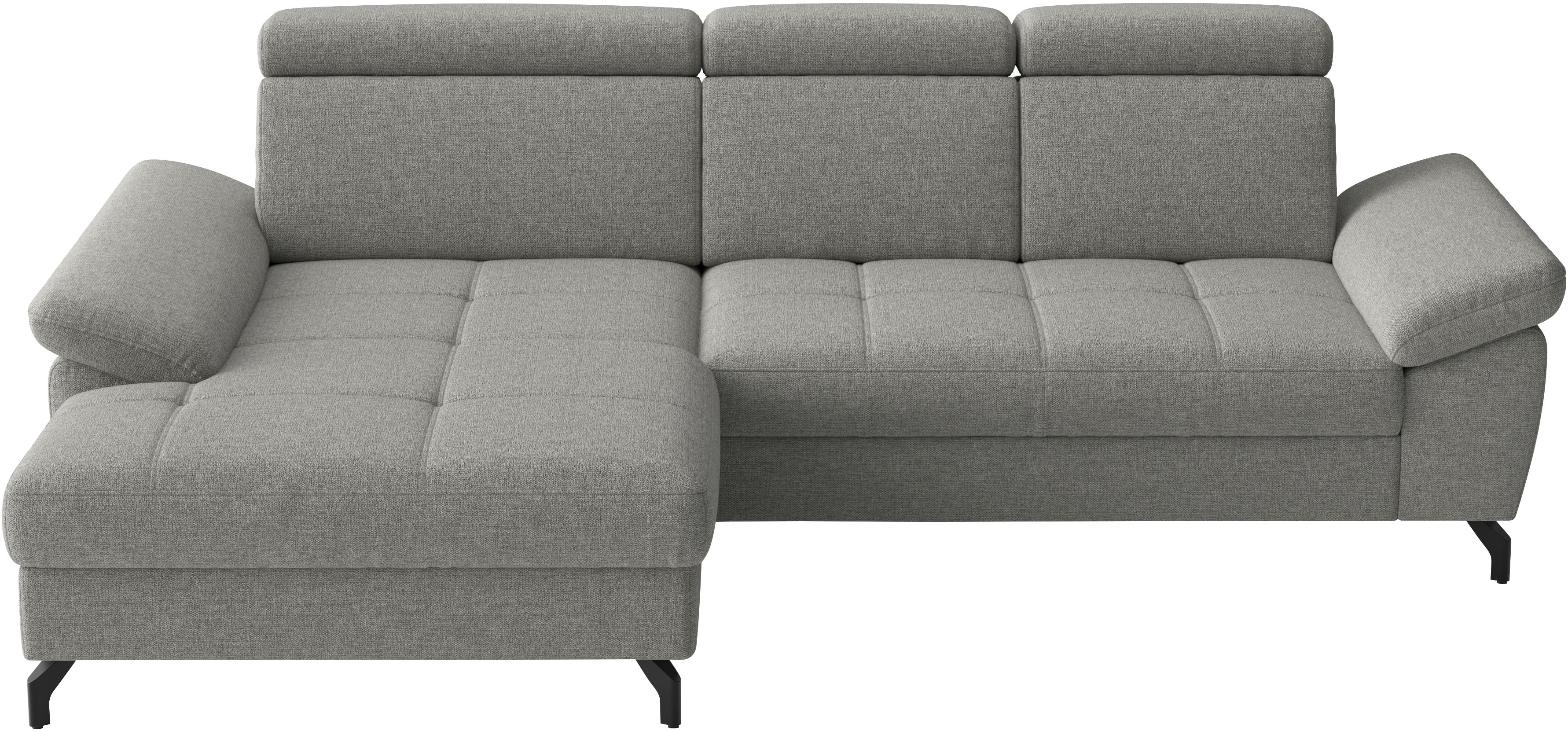 sit&more Ecksofa "Vanity, L-Form, B: 264 cm," Inkl.Sitz-,Kopf-und Armteilverstellung