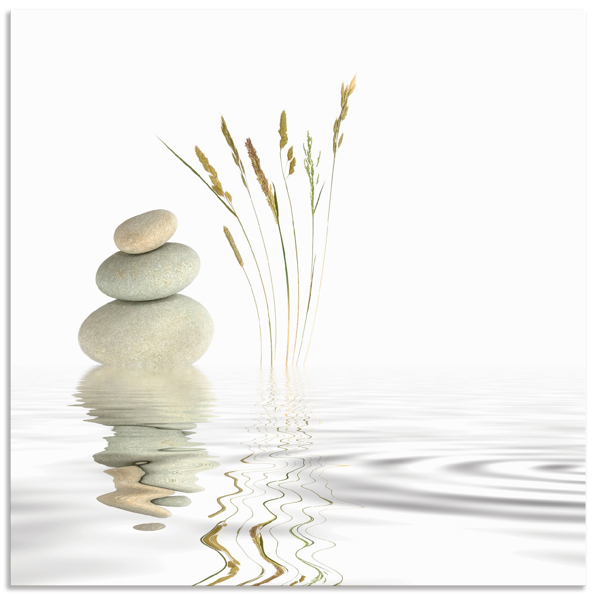 Artland Wandbild "Zen Friede" Zen 1 Stk. tlg. als Alubild, Outdoorbild, Lei günstig online kaufen