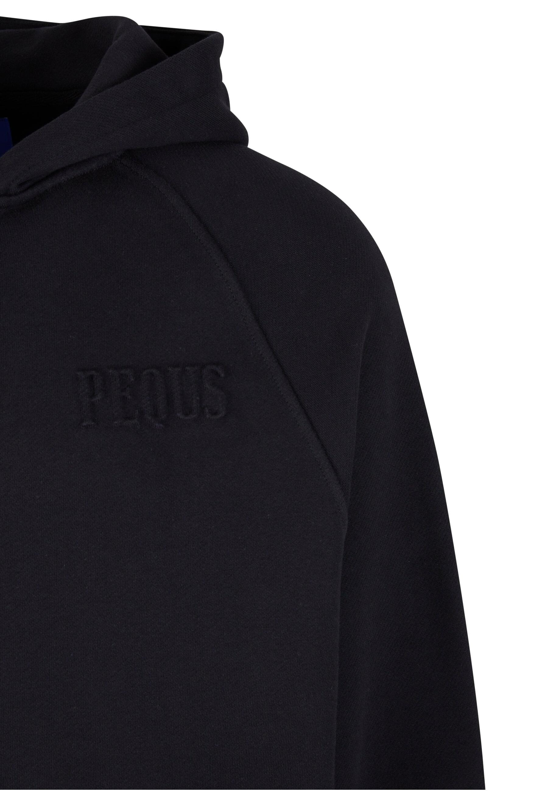 PEQUS Outdoorjacke »PEQUS PEQUS Debossed Logo Zip-Cardigan« 1 Stk. tlg. mit Kapuze