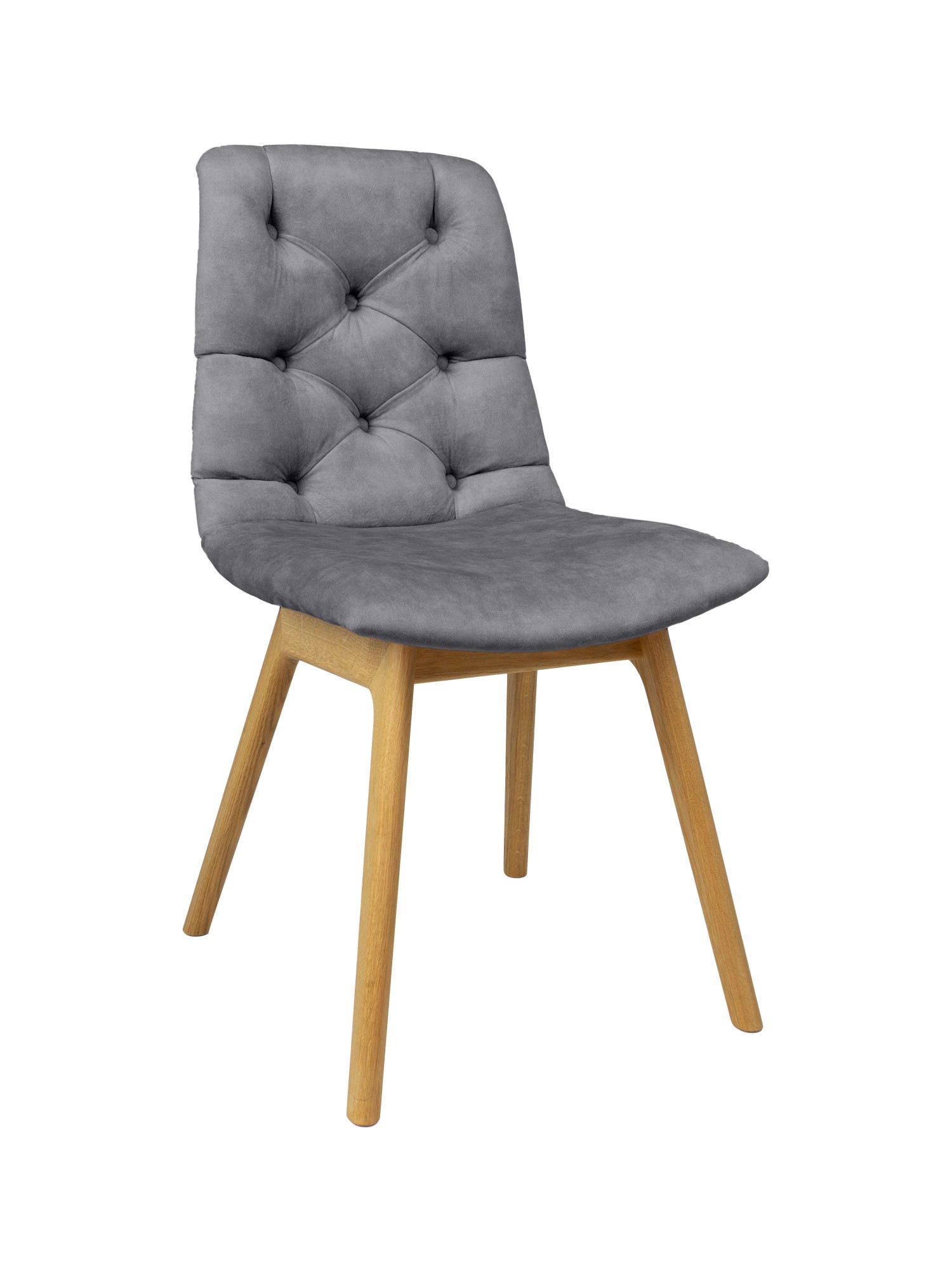 andas 4-Fußstuhl "Ramon", (Set), 2 St., Samt, mit Massivholzbeinen, verschi günstig online kaufen