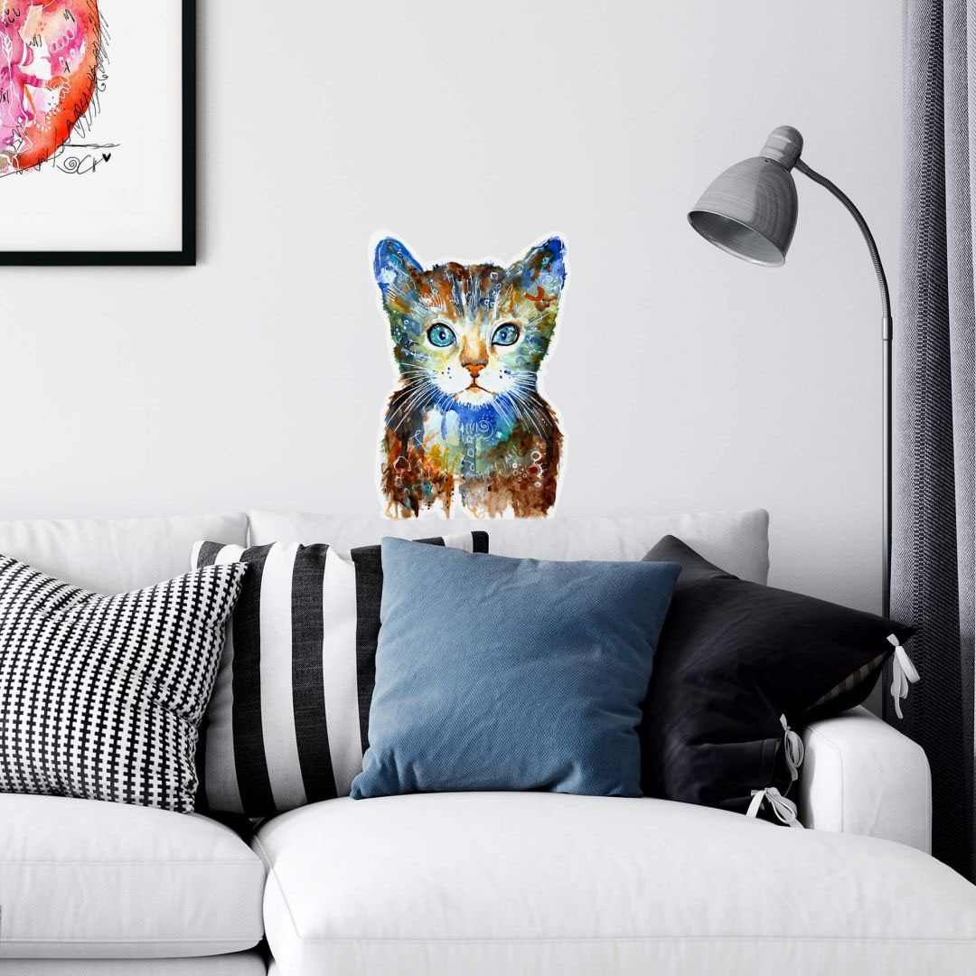 Wall-Art Wandtattoo »Lebensfreude - Kleine Katze«, (1 St.) bestellen | BAUR