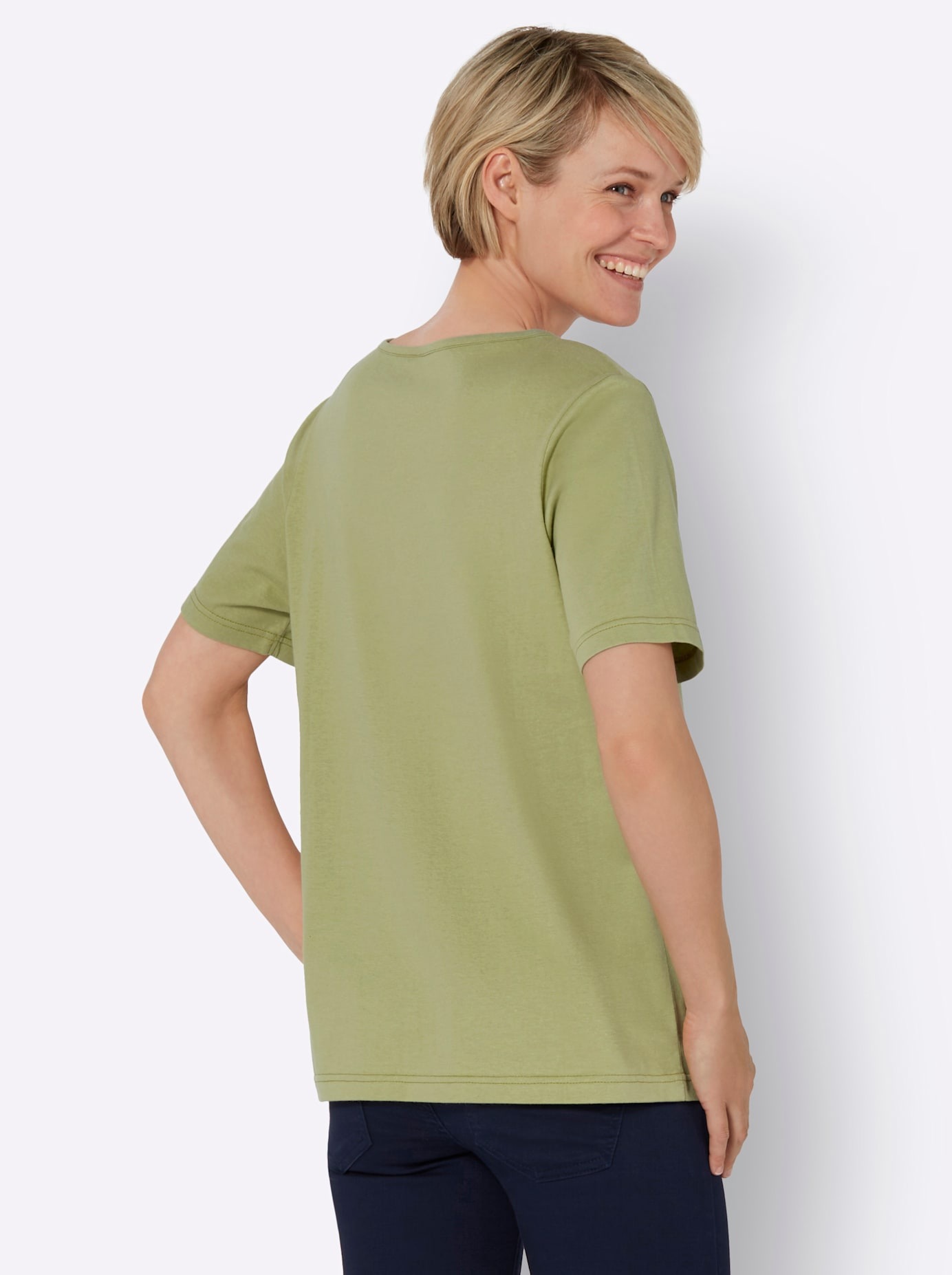 Classic Basics Kurzarmshirt "Rundhals-Shirt", (1 tlg.) günstig online kaufen