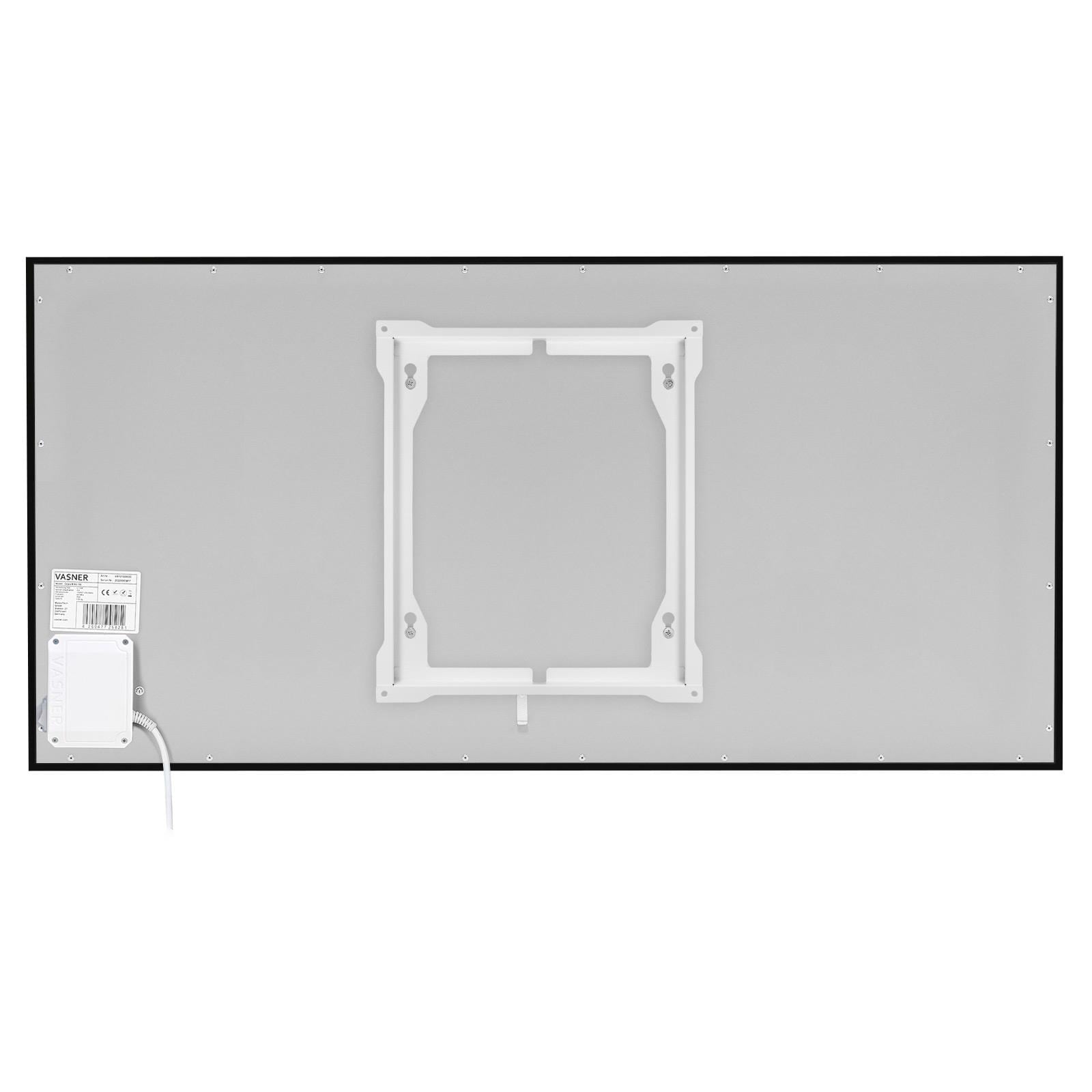 Vasner Infrarotheizung »Citara T RX 900 W« Metall Heizpaneel Tafelheizung schwarz