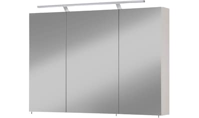 welltime Spiegelschrank »Torino«, Breite 100 cm, 3-türig, LED-Beleuchtung,... kaufen