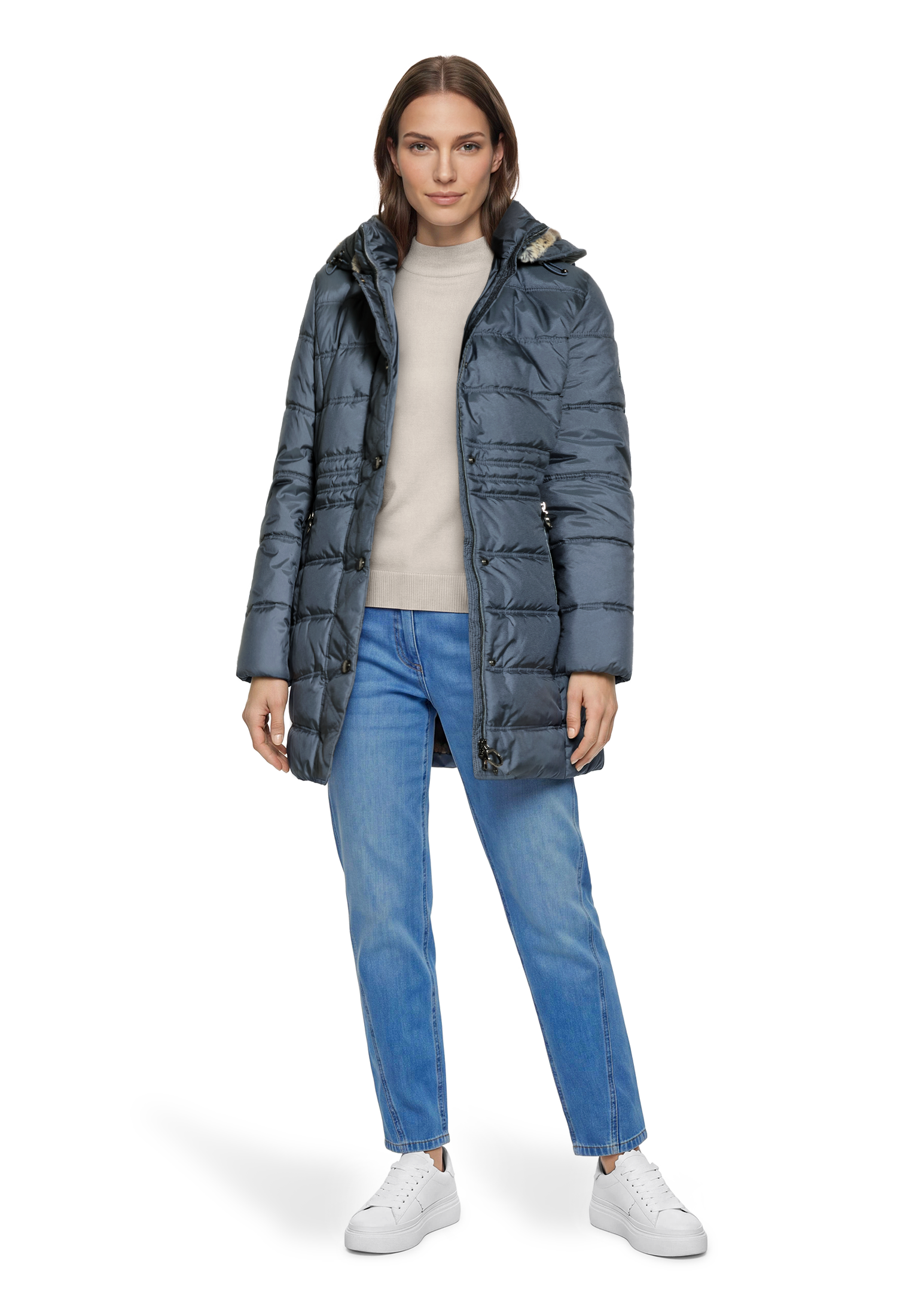 Betty Barclay Steppjacke mit Kapuze mit Kapuze