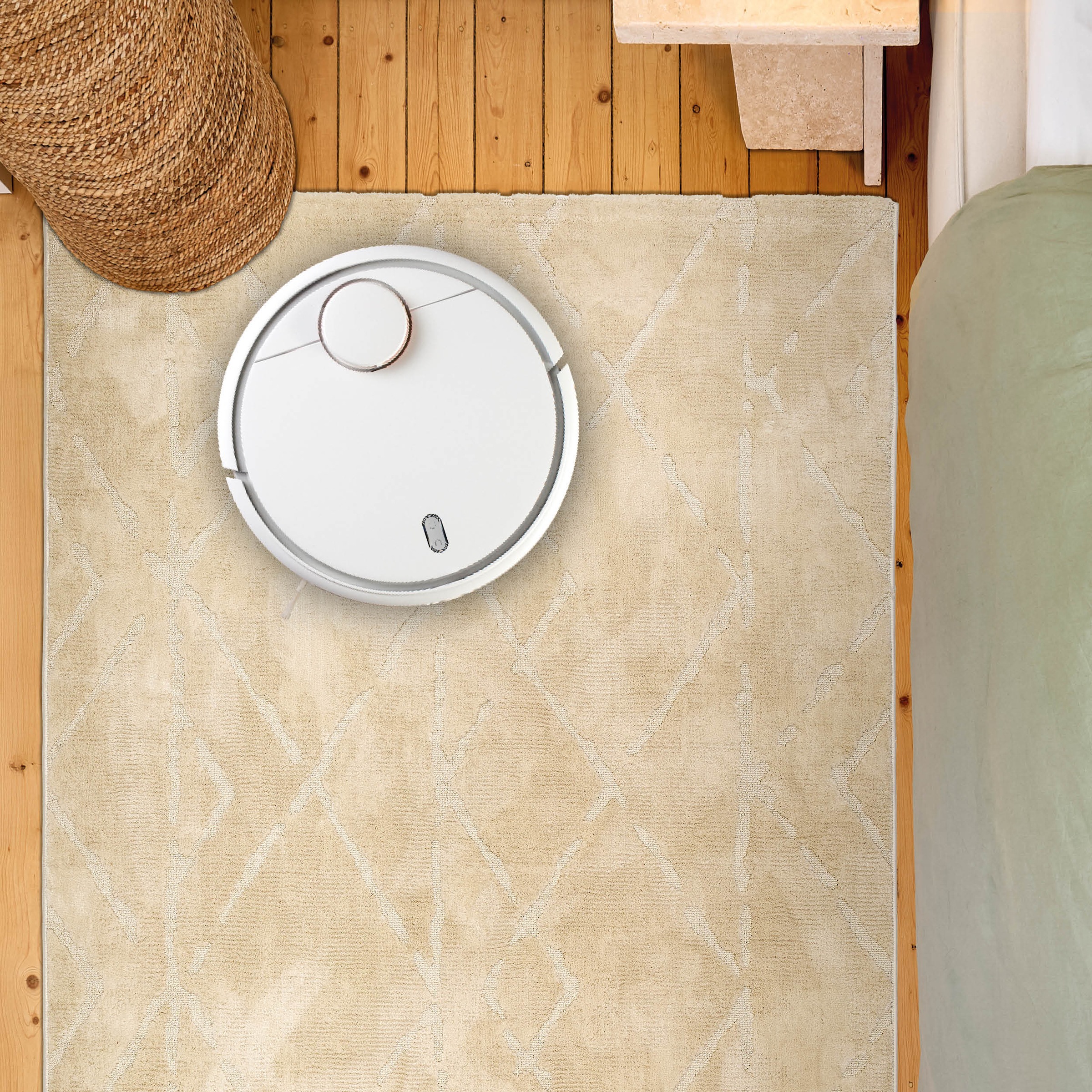 ASTRA Teppich »Lou 252«, rechteckig, 10 mm Höhe, Hoch Tief Struktur, Kurzflor, Wohnzimmer, Schlafzimmer