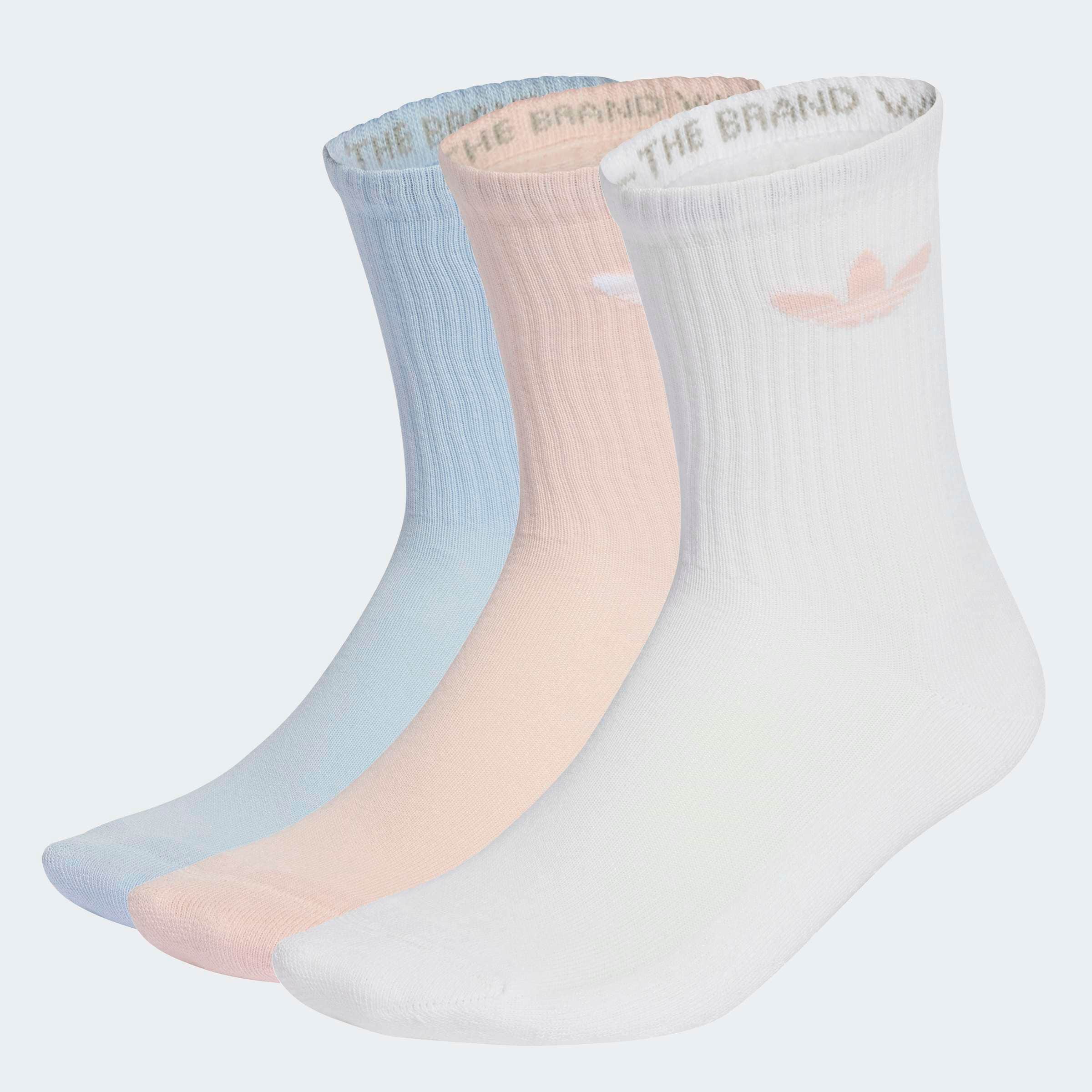adidas Originals Sportsocken "TR CREW S 3P" 3 Paar tlg. für Erwachsene, 3er-Pack, mit Logodruck, wadenlang