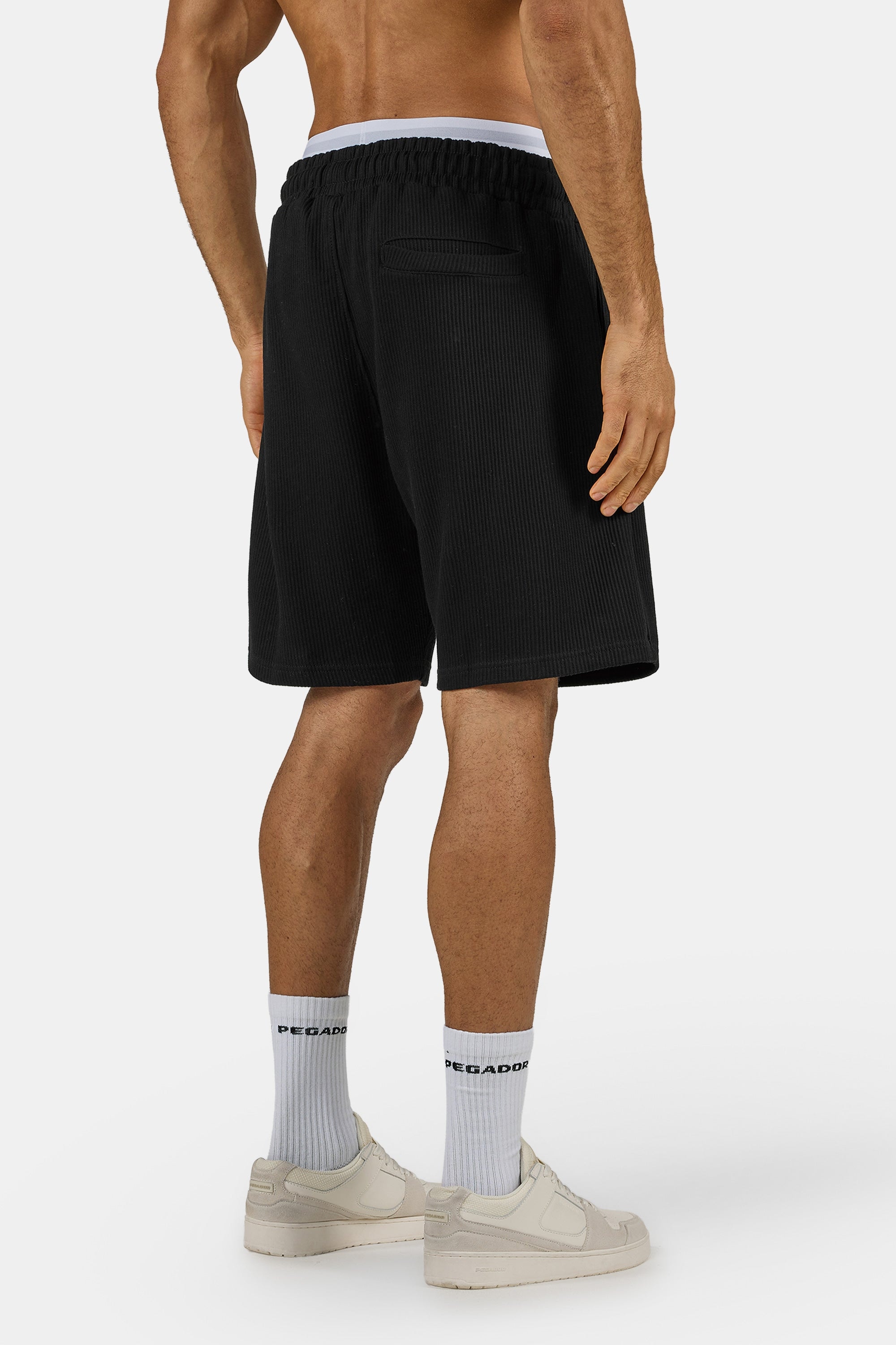 PEGADOR Shorts »Signar Heavy Rib Shorts«  Baumwolle, regular fit