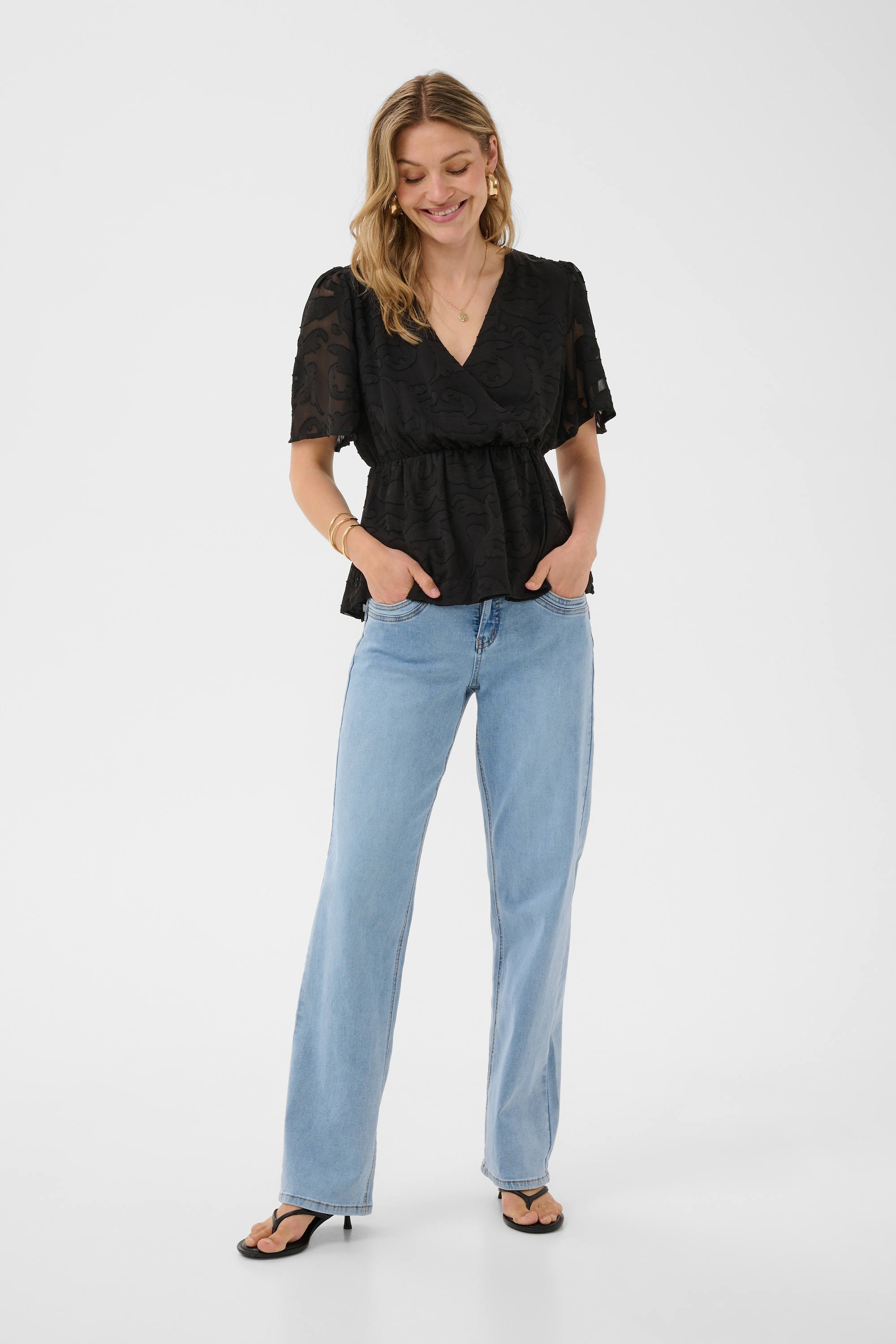 Cream Kurzarmbluse »Bluse kurzarm CRMisandra«
