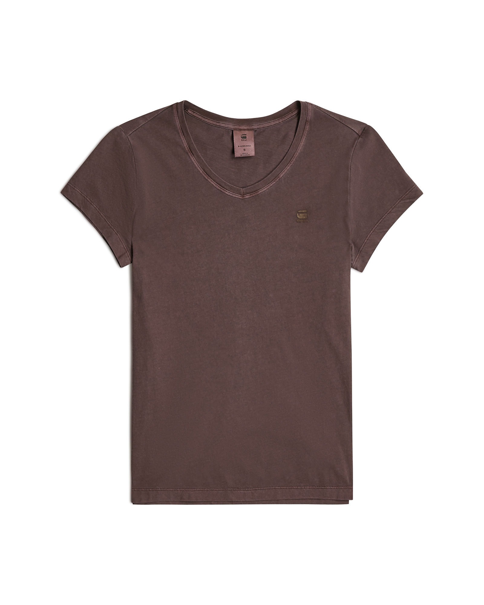 G-STAR T-Shirt "Overdyed Eyben Slim V-Neck Top" günstig online kaufen