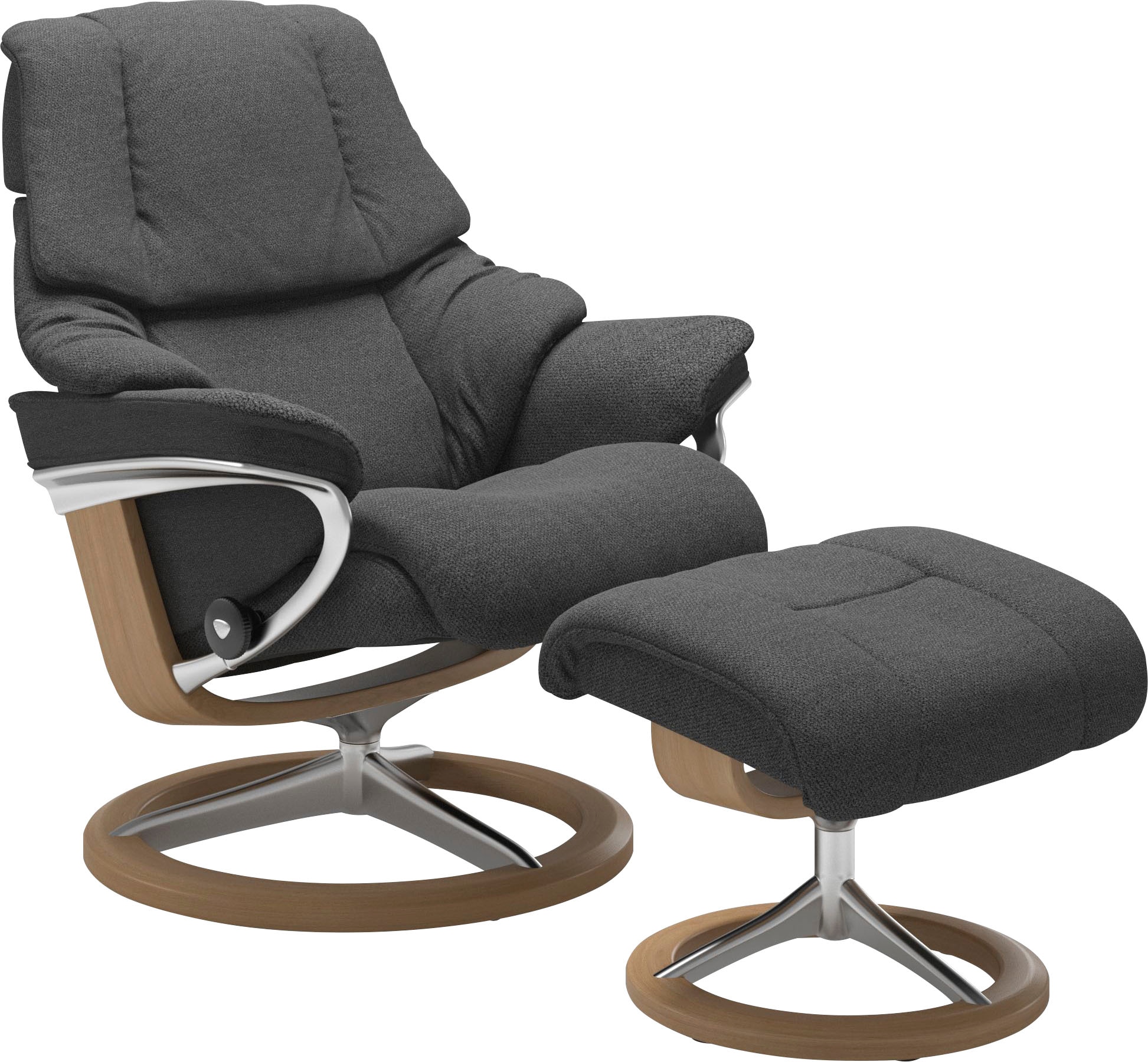 Stressless Fußhocker "Reno", mit Signature Base, Gestell Eiche