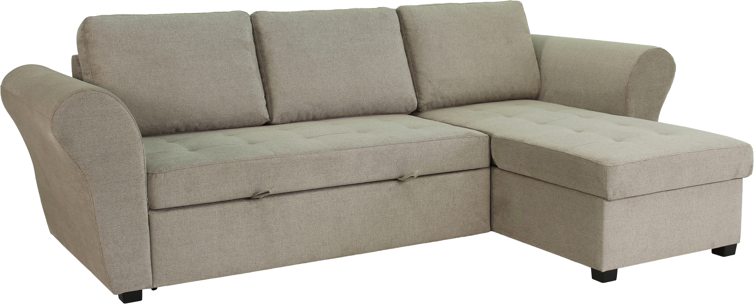 Trends by HG Ecksofa »LASSE, L-Form«, (2 St.), inkl. Schlaffunktion & Bettkasten