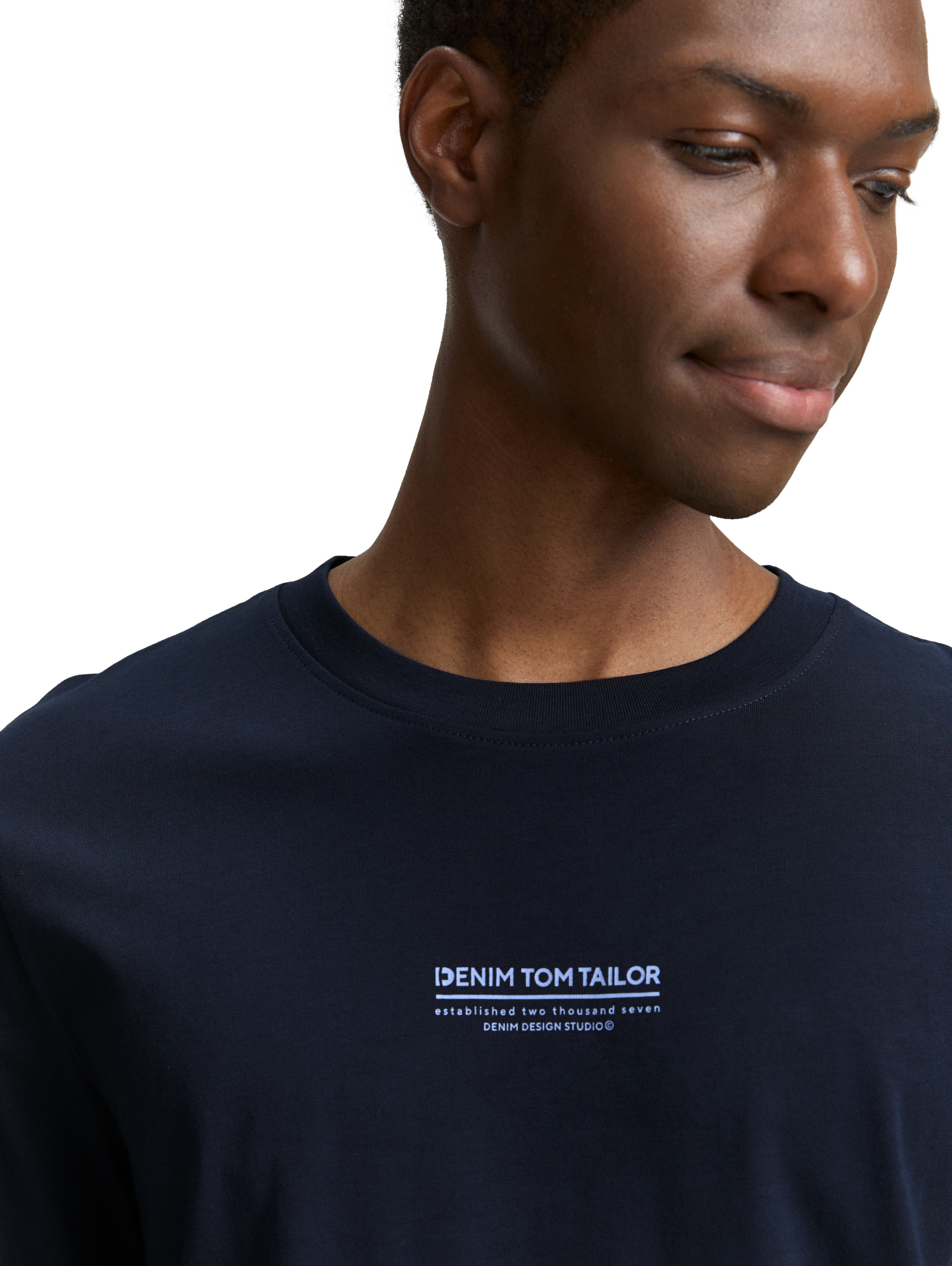 Thumbnail - TOM TAILOR Denim Langarmshirt, mit Schriftzug