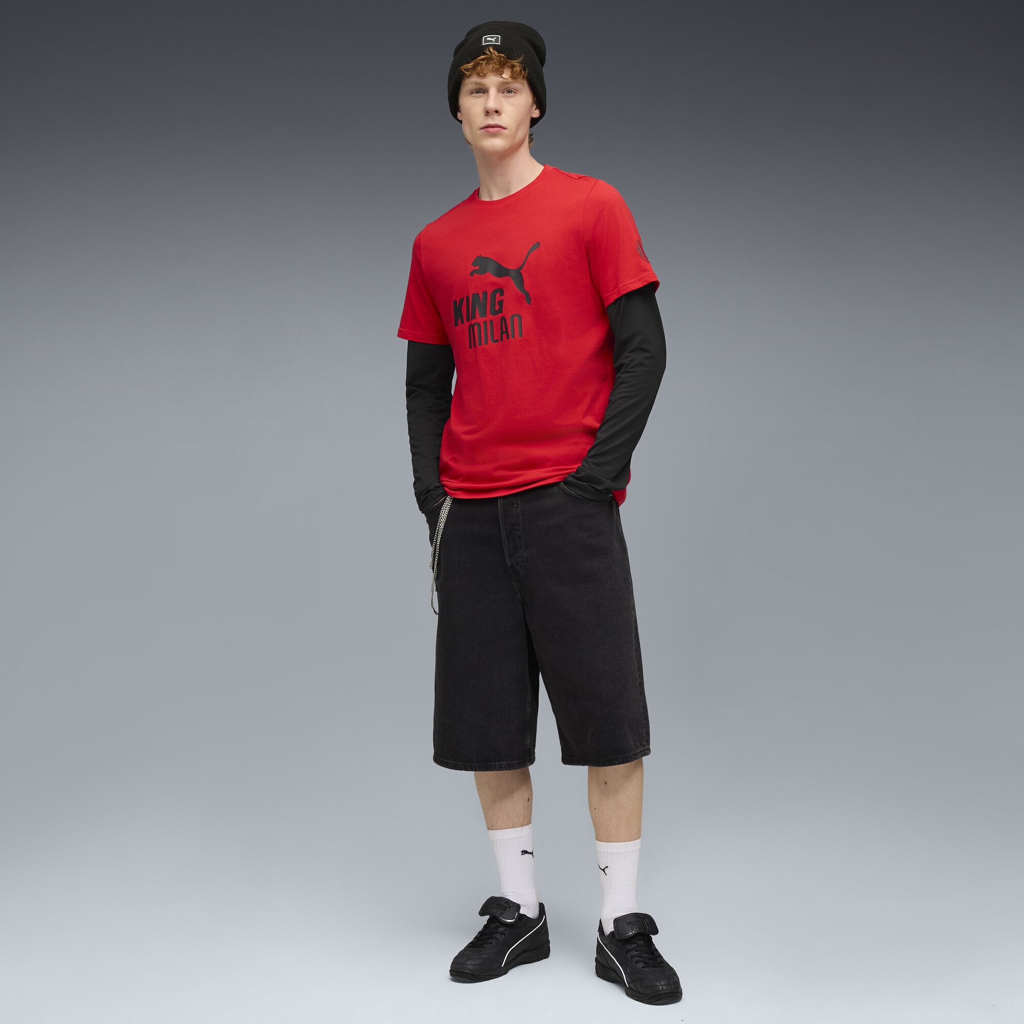 PUMA T-Shirt »AC Milan KING Logo T-Shirt Herren«