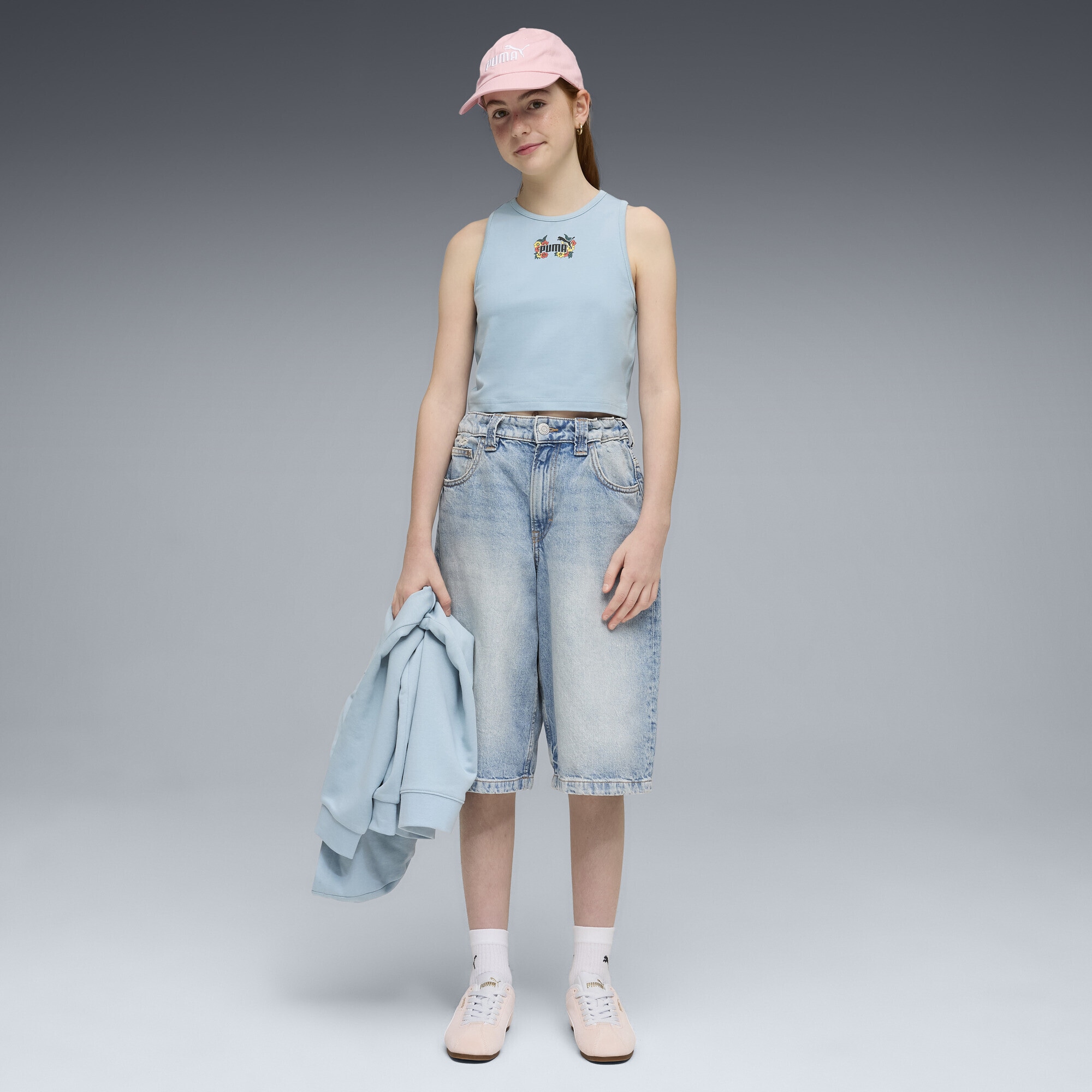 PUMA Tanktop »MID 90s Slim Graphic Tanktop Mädchen«