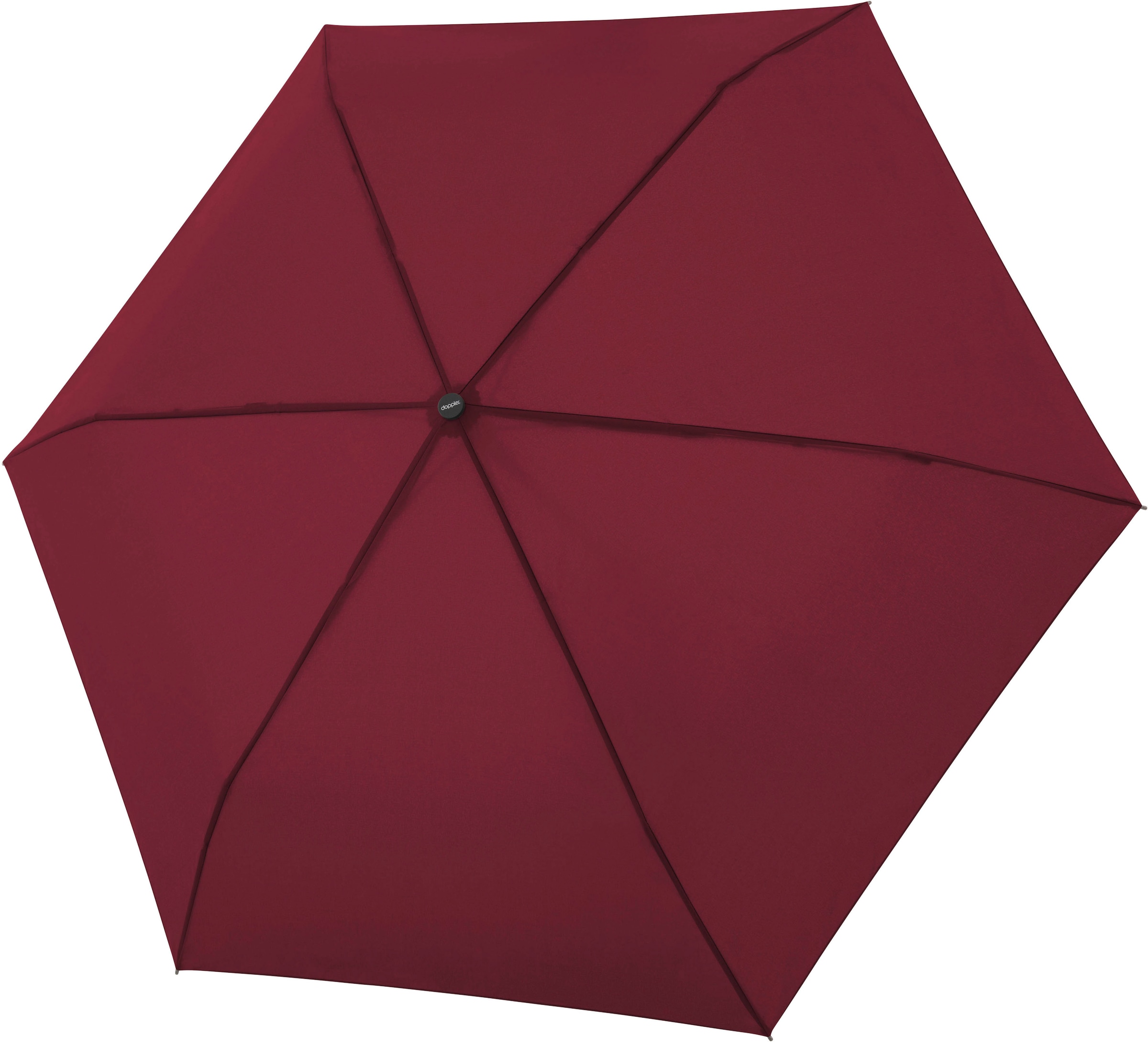 Black Taschenregenschirm BAUR Friday doppler® | »Smart uni, close berry«