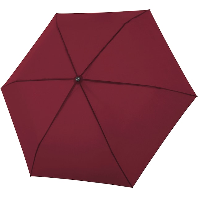 Black Friday doppler® Taschenregenschirm »Smart close uni, berry« | BAUR