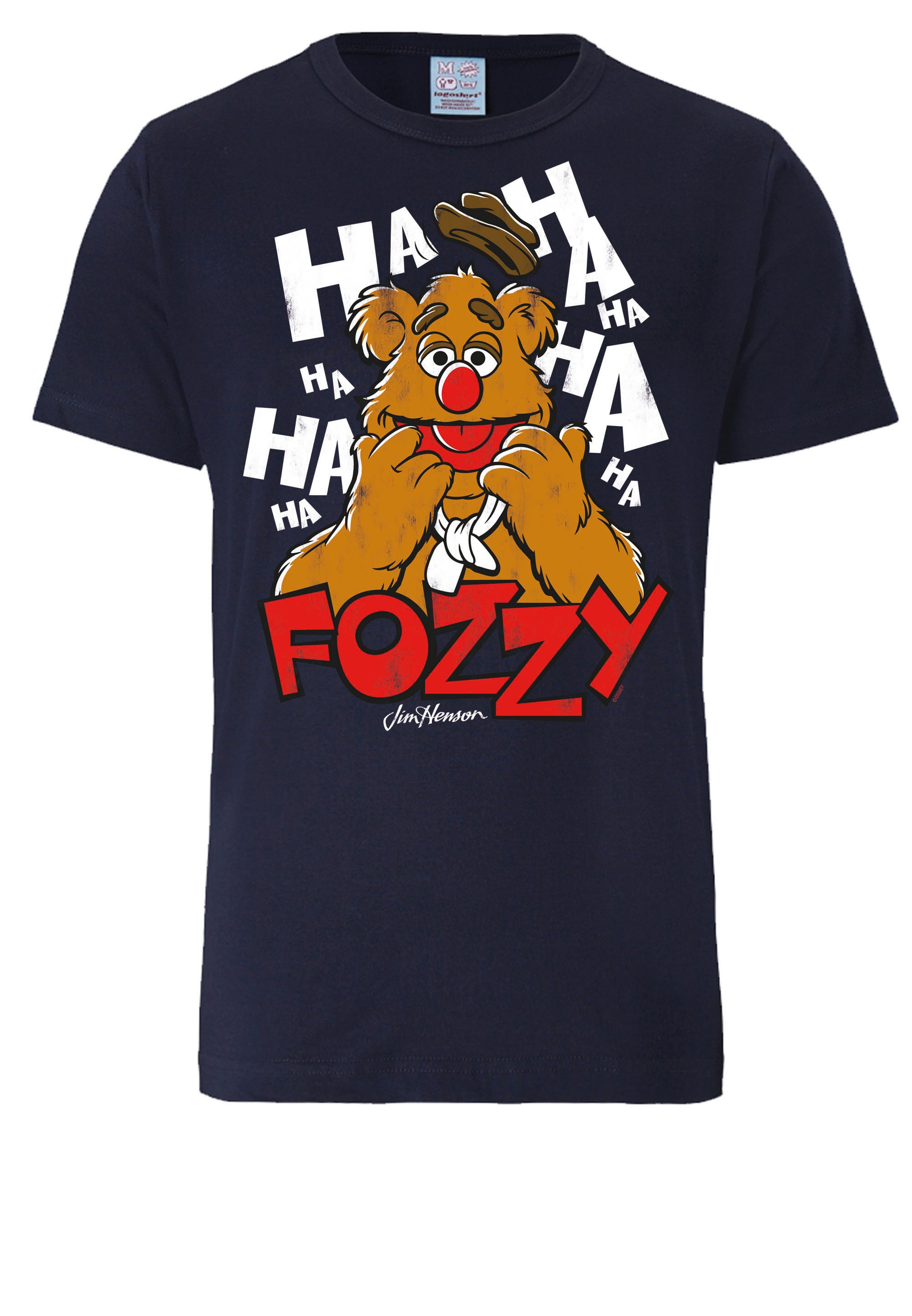 LOGOSHIRT T-Shirt »Muppet Show – Fozzy Bär«, mit lizenziertem Print