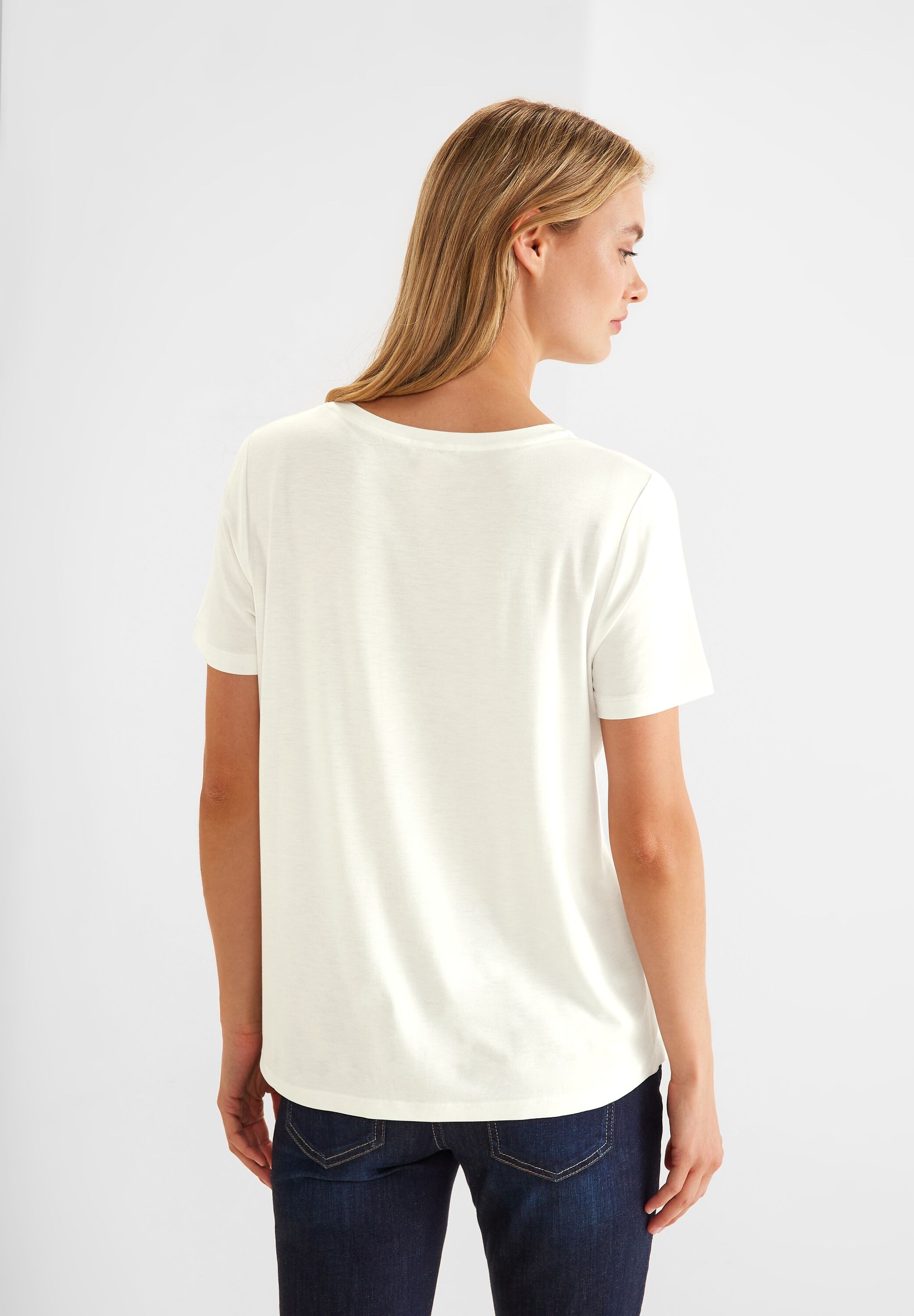STREET ONE T-Shirt, für im Glitzer-Look kaufen | BAUR