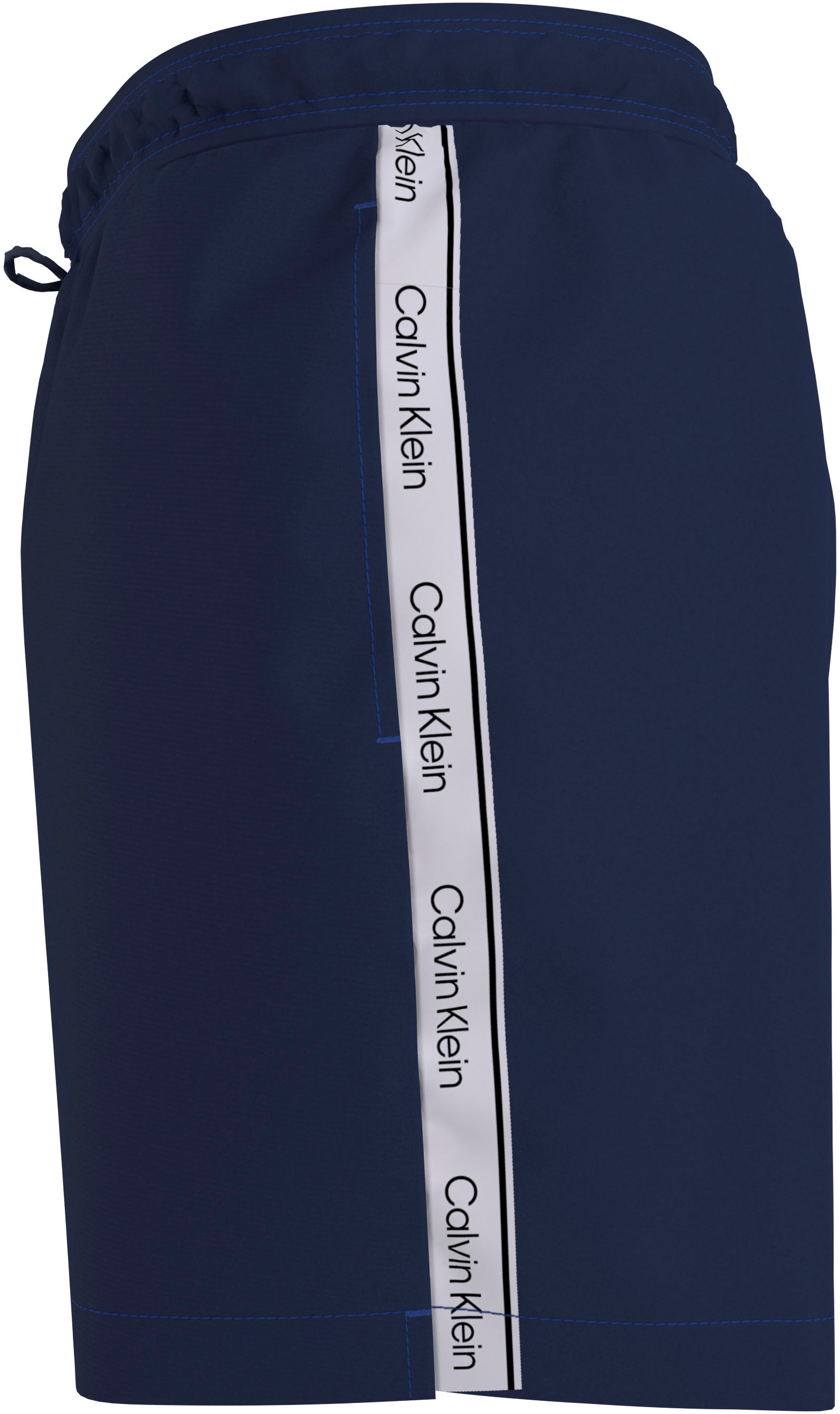 Calvin Klein Swimwear Badeshorts »MEDIUM DRAWSTRING«, mit seitlichem Logoschriftzug
