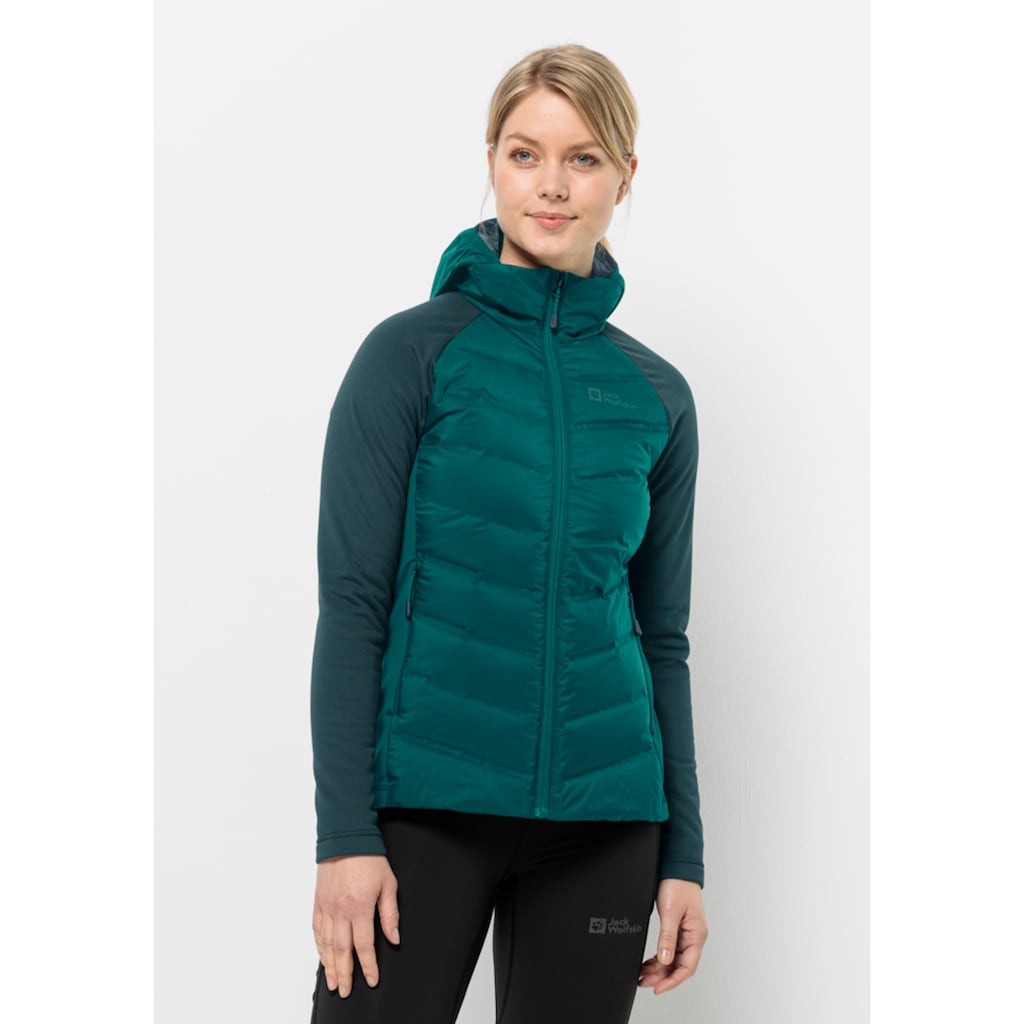 Jack Wolfskin Daunenjacke »TASMAN DOWN HYBRID W«, mit Kapuze