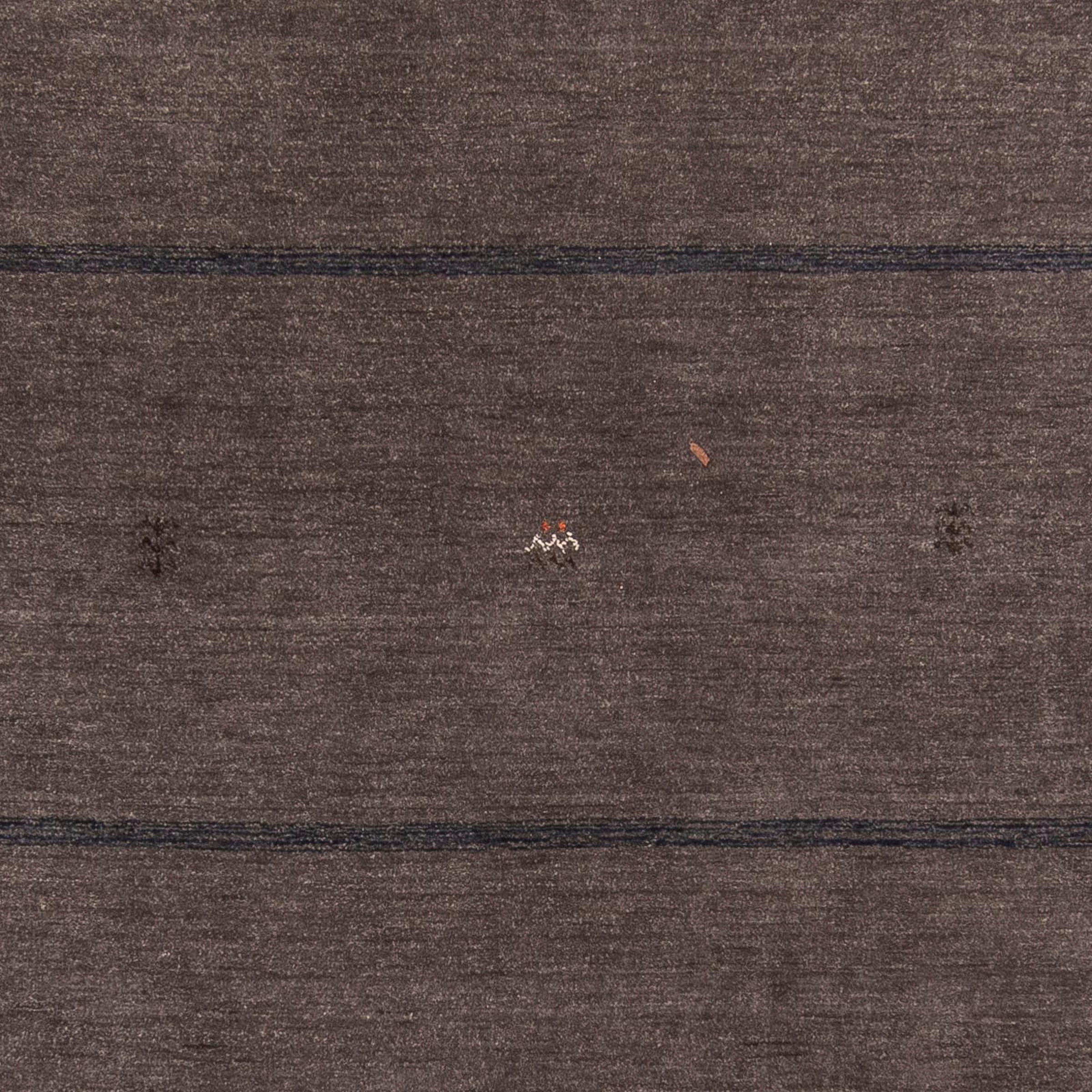 morgenland Wollteppich »Gabbeh - Loribaft Softy - 244 x 173 cm - dunkelbraun«, rechteckig, Wohnzimmer, Einzelstück