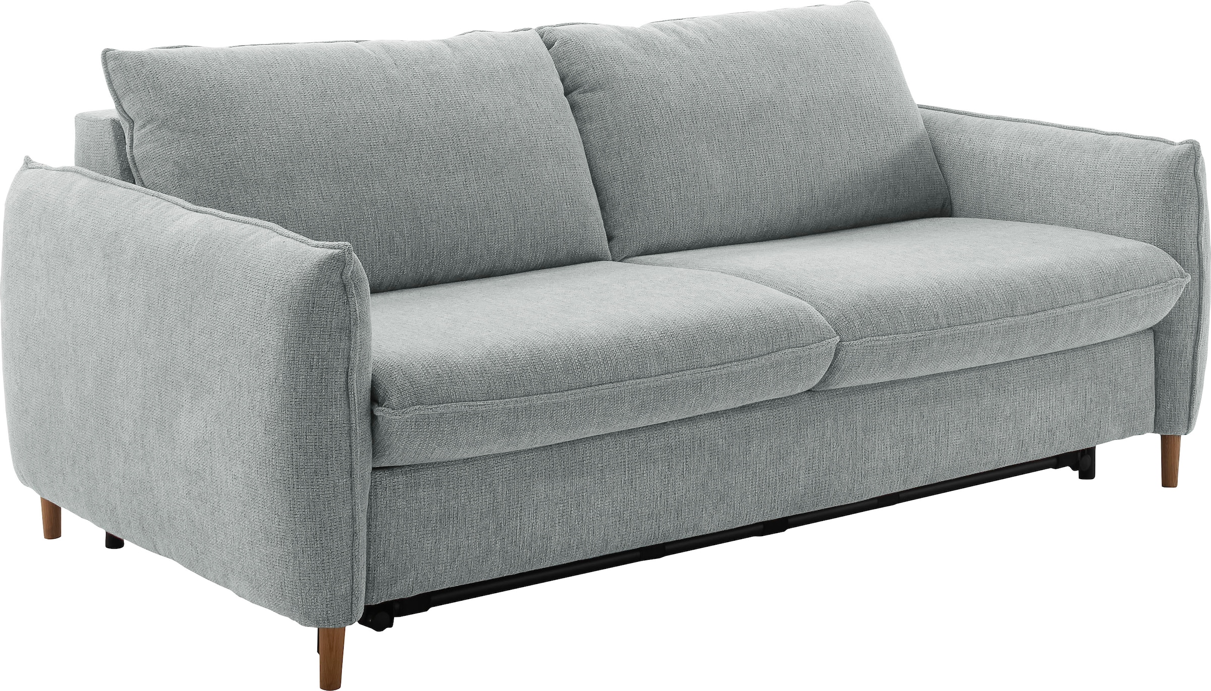 Places of Style Schlafsofa »Bacoli für Dauerschläfer geeignet durch hochwertigen Faltbeschlag«, in 3 Breiten und 3 Matratzenausführungen, belastbar 200 bis 270 kg