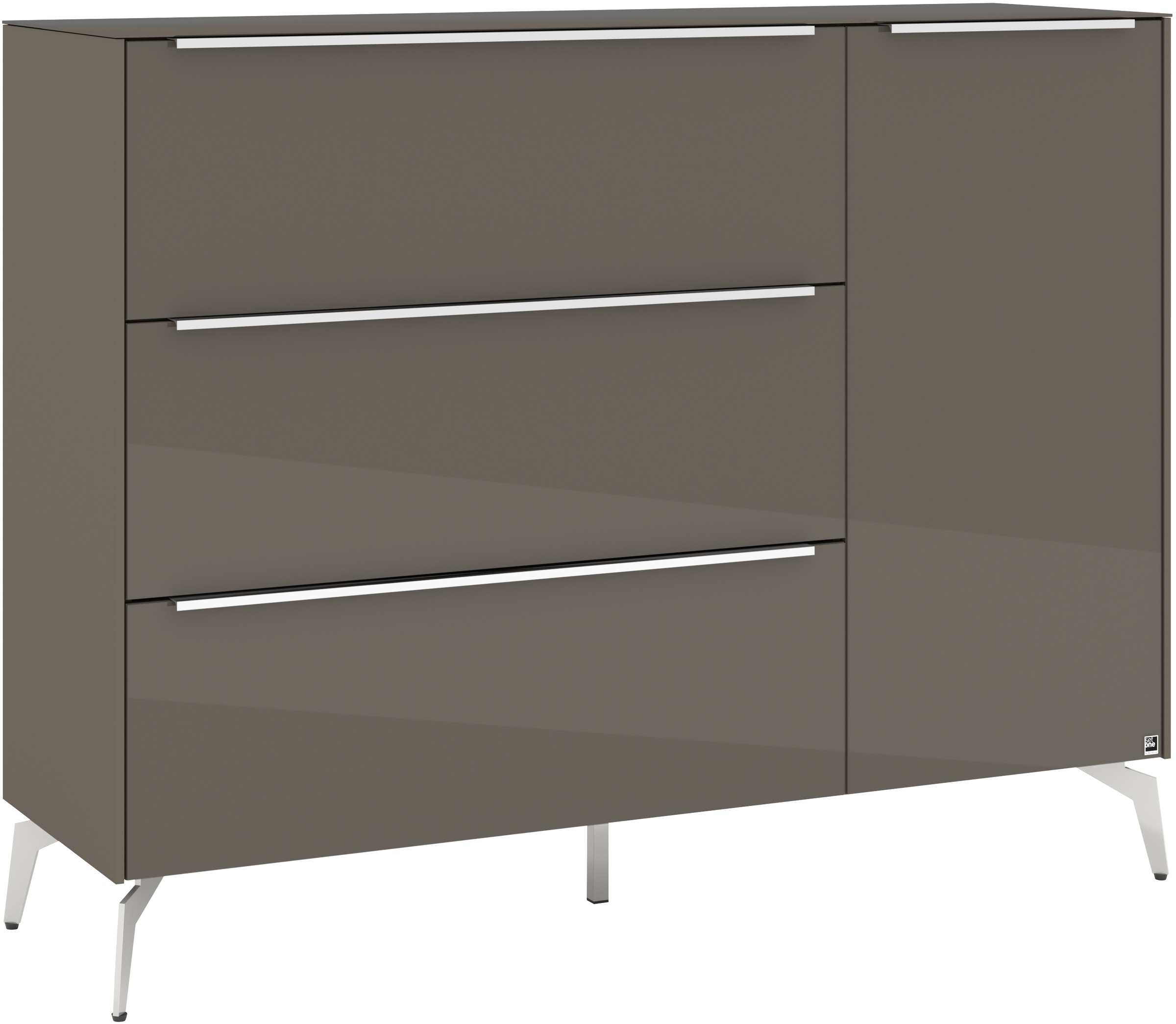set one by Musterring Sideboard »Reno« 1 Stk. tlg. Mit Winkelfuß in diversen Farben, 109 cm Höhe & Farbauswahl