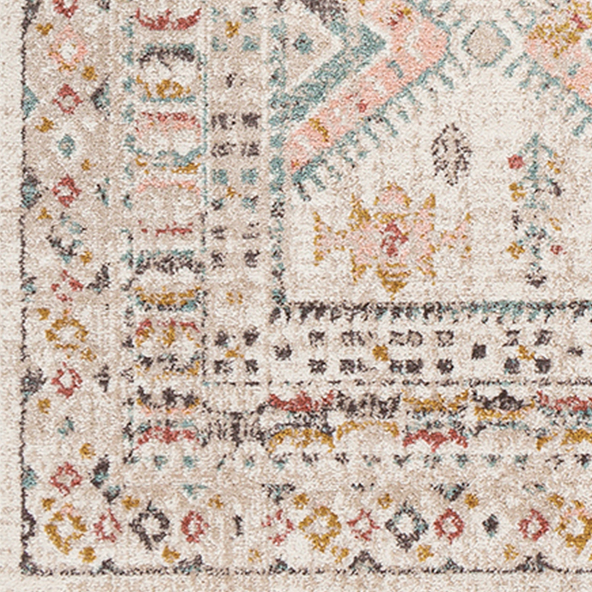 Livabliss Teppich »JAIPUR« rechteckig 13 mm Höhe Orient-Optik, Vintage Design, Boho Stil, Kurzflor, Wohnzimmer