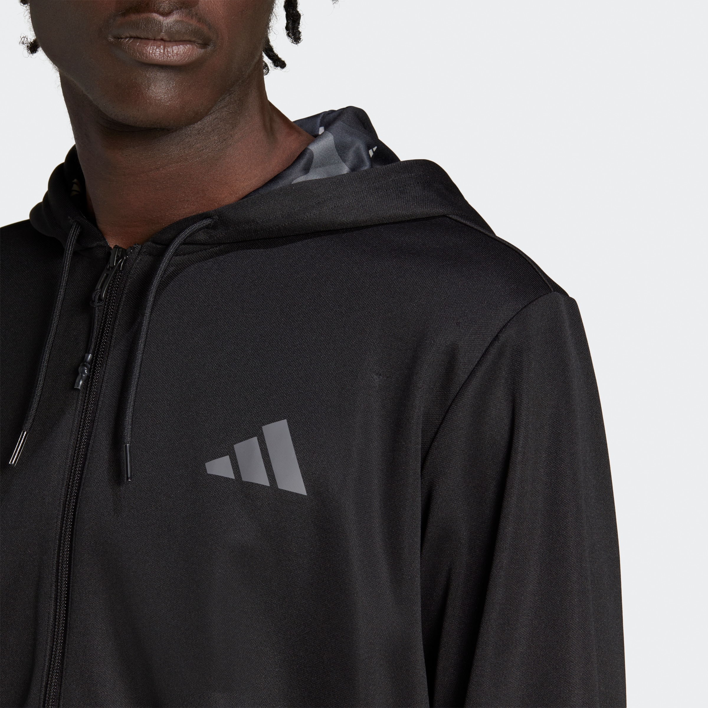 adidas Performance Kapuzensweatjacke »TRAIN ESSENTIALS SEASONAL TRAINING«, (1 tlg.)