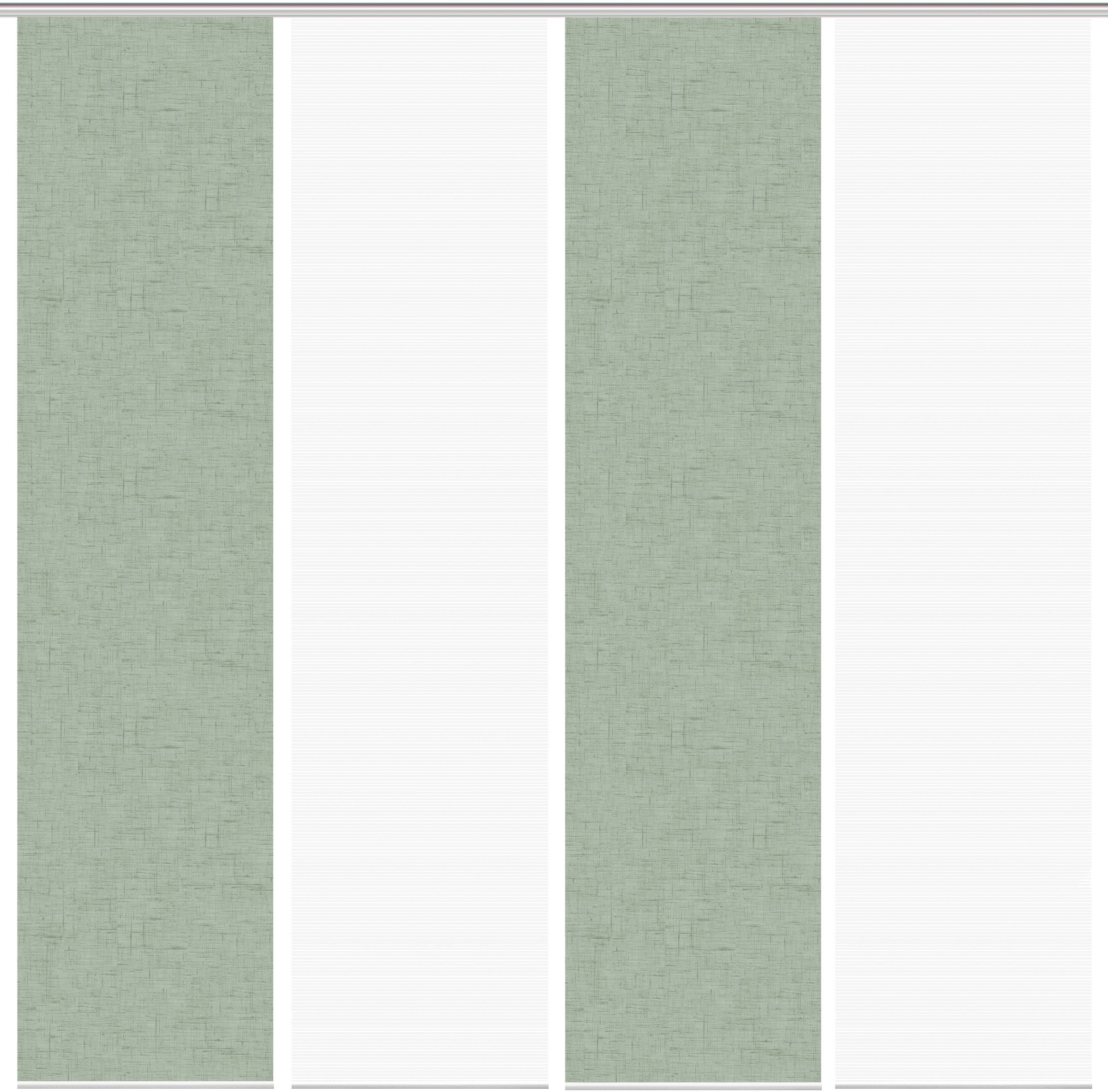 Vision S Schiebegardine »PIVE 4er SET« Paneelwagen 4 Stk. tlg. Schiebevorhang Digidruck 4er Set PIVE