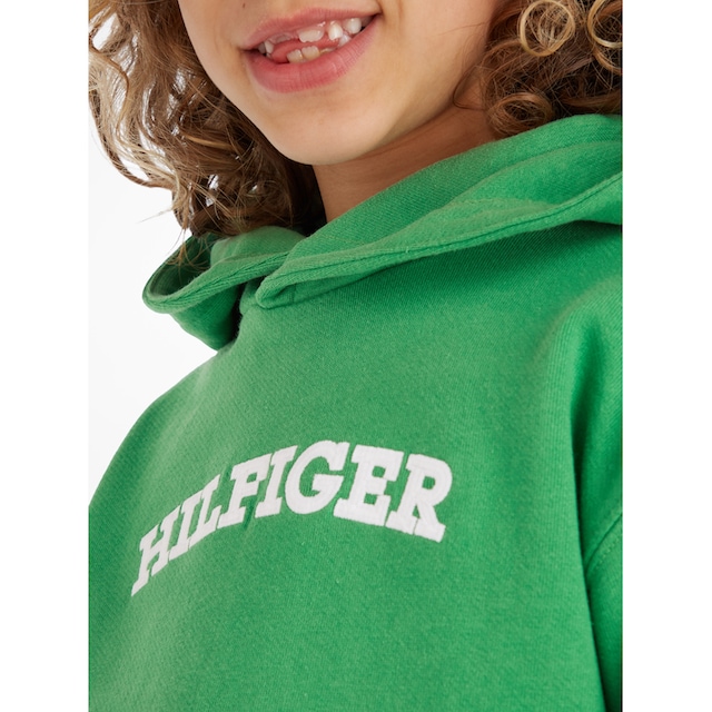 Tommy Hilfiger Kapuzensweatshirt »HILFIGER ARCHED HOODIE«, mit Hilfiger  Logo-Schriftzug online bestellen | BAUR