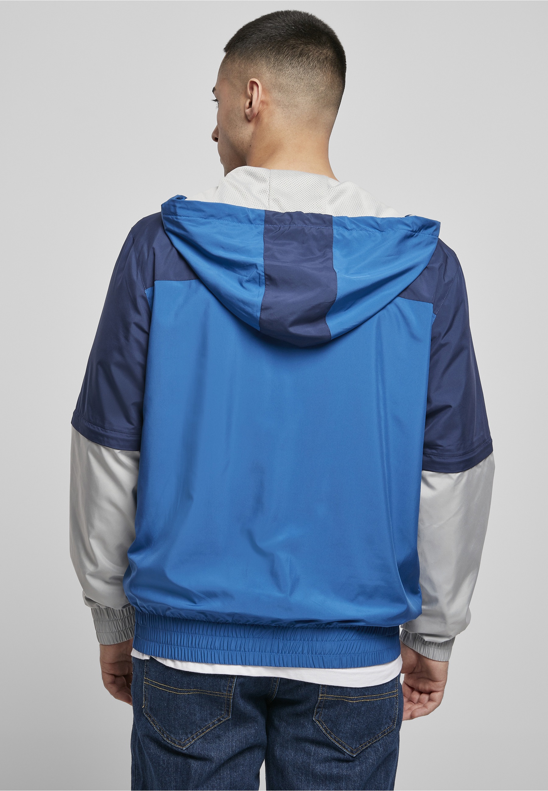 URBAN CLASSICS Allwetterjacke »Urban Classics Herren Zip Away Track Jacket« 1 Stk. tlg. mit Kapuze